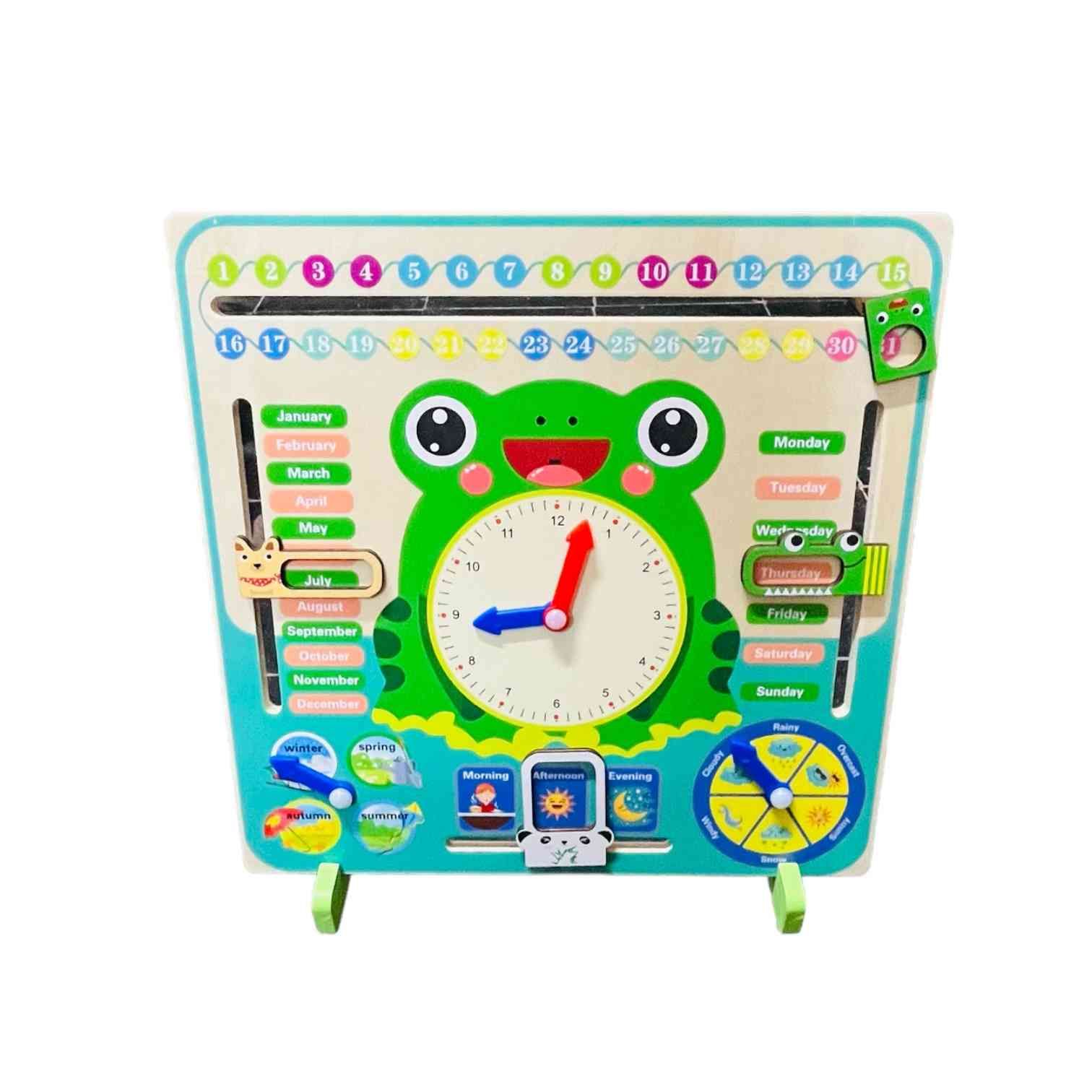 Tablero Cognitivo Rana Reloj 