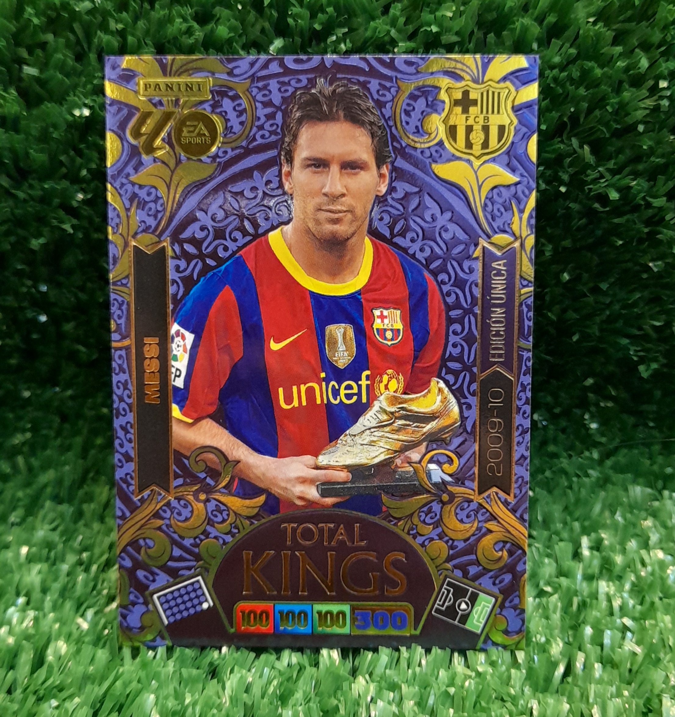 Carta Lionel Messi Total King Barcelona Panini 2026