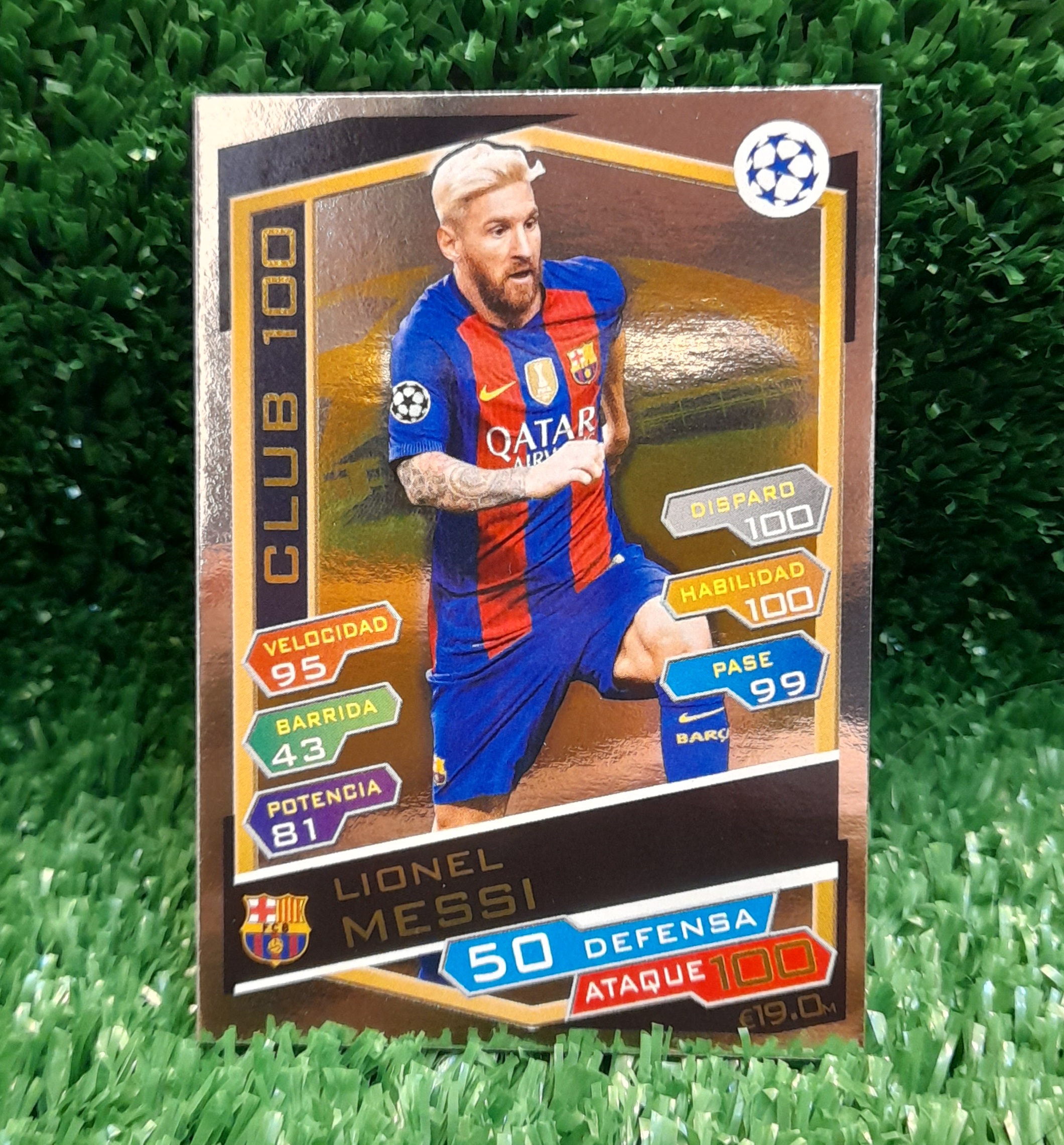 Lionel Messi Barcelona Match Attax 2015-2016 Topps