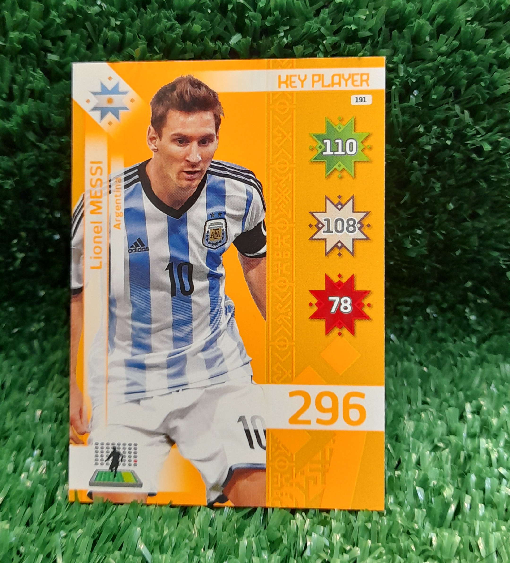 Carta Lionel Messi Argentina Copa America 2015 Key Player Panini