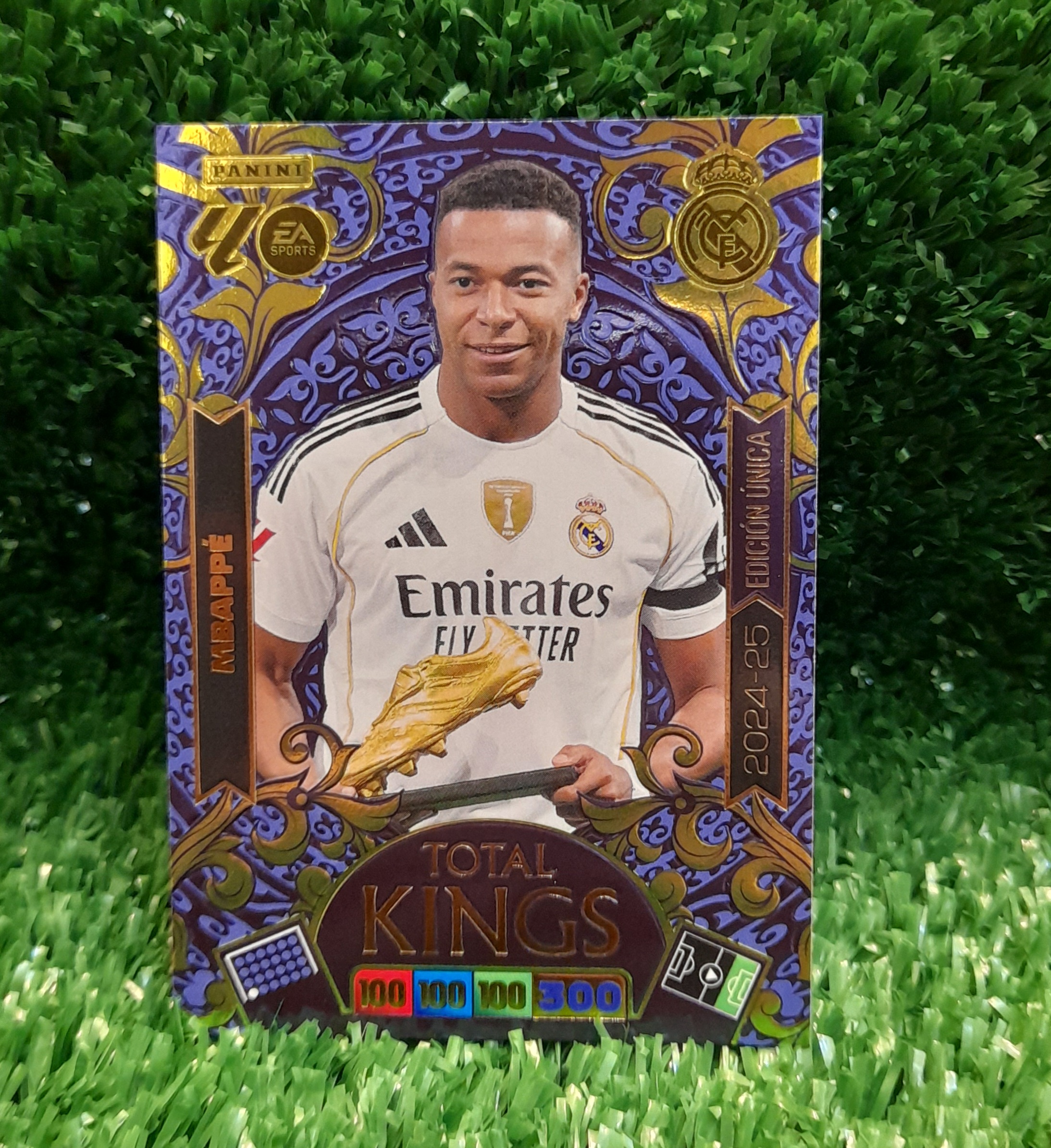 Carta Kylian Mbappe Real Madrid Panini Total King