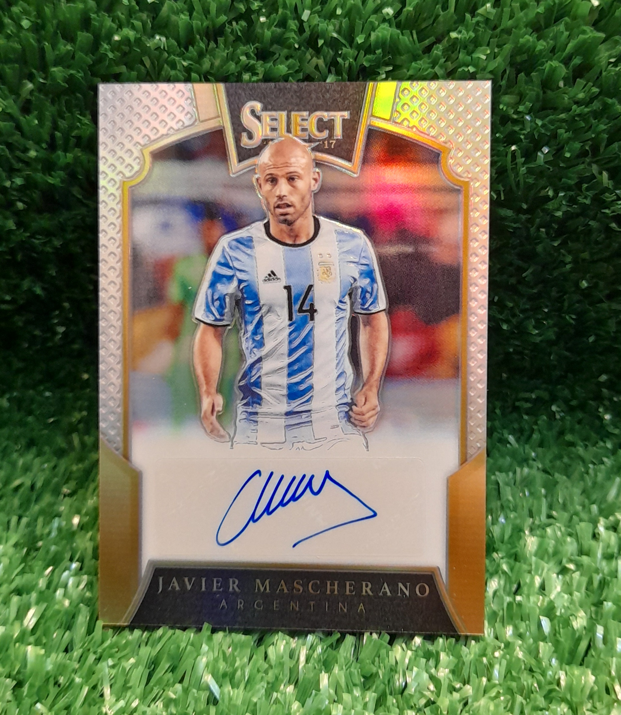 Carta Javier Mascherano Argentina Select 16-17 Panini