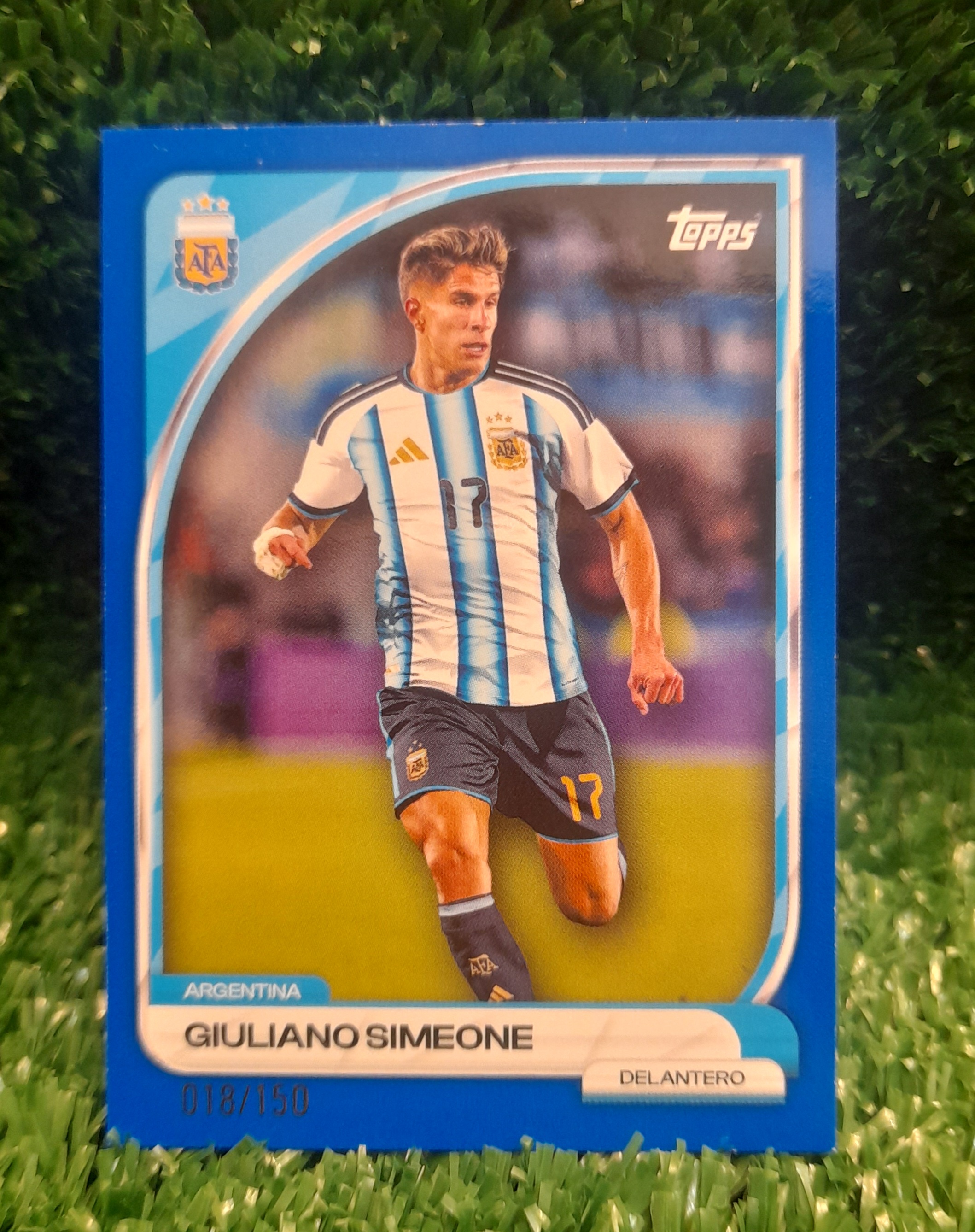 Carta Giuliano Simeone Argentina Topps 18/150