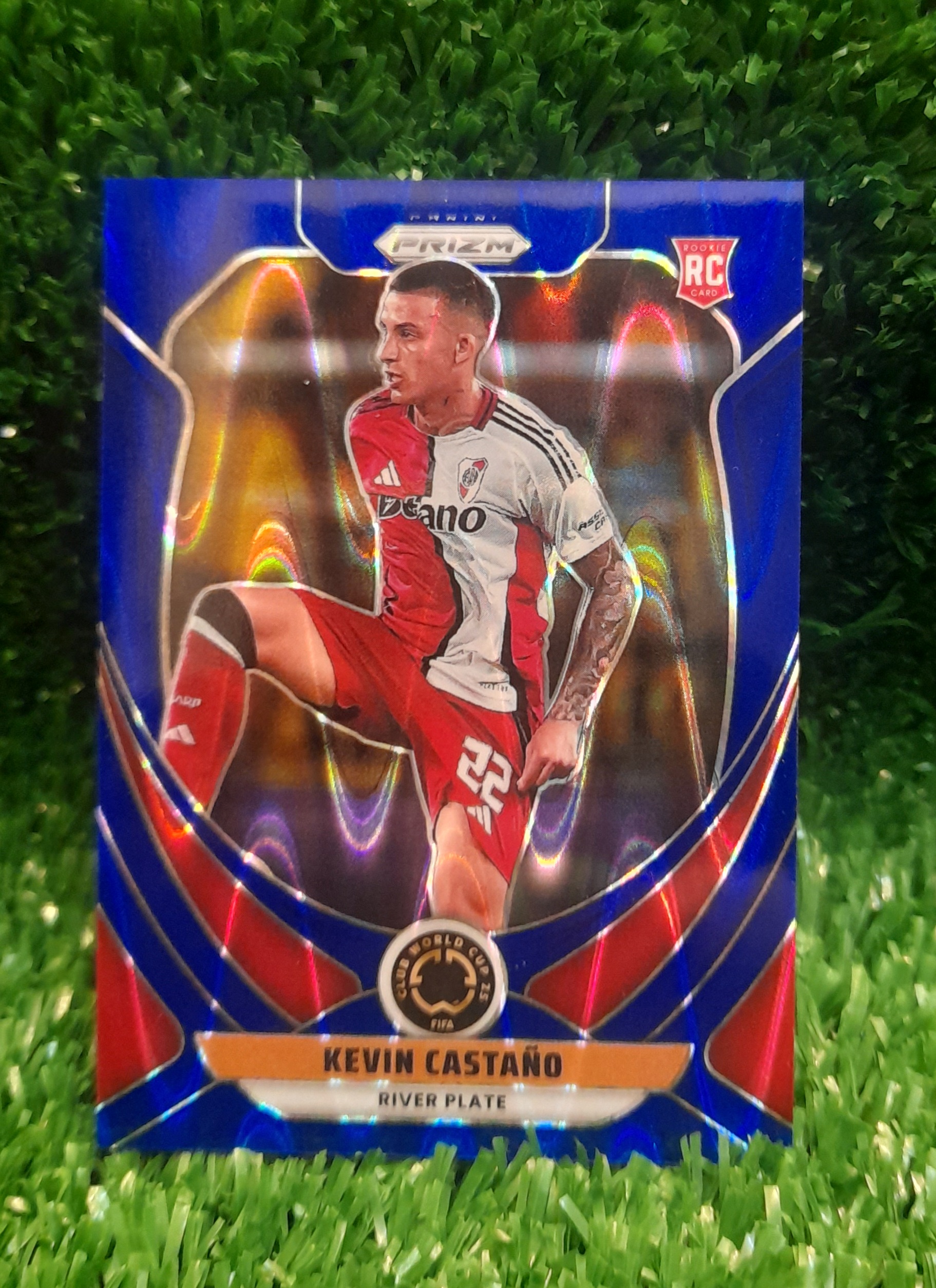 Carta Kevin Castaño River Plate Prizm Mundial de clubes Panini