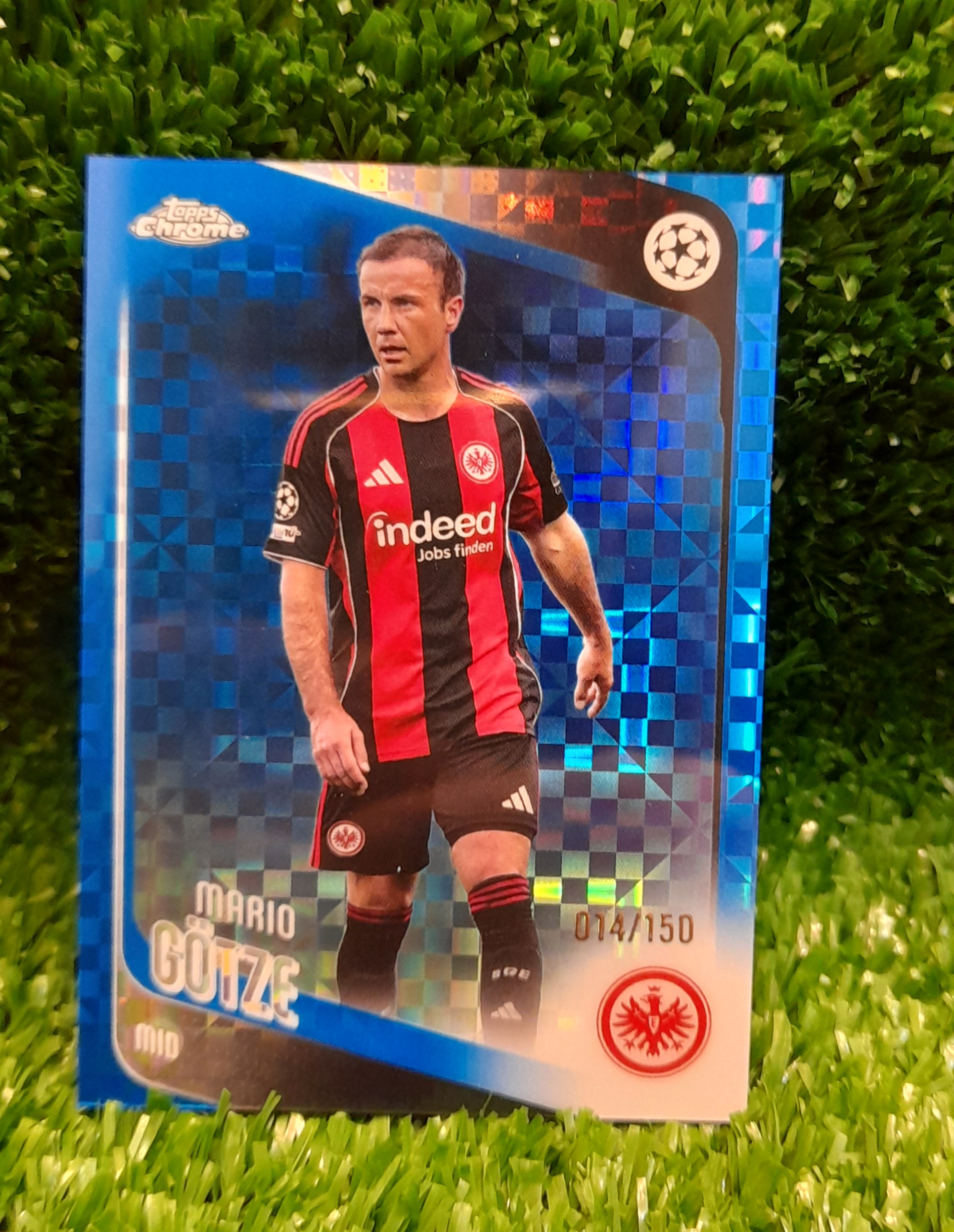 Carta Mario Gotze Frankfurt Topps Chrome 2026