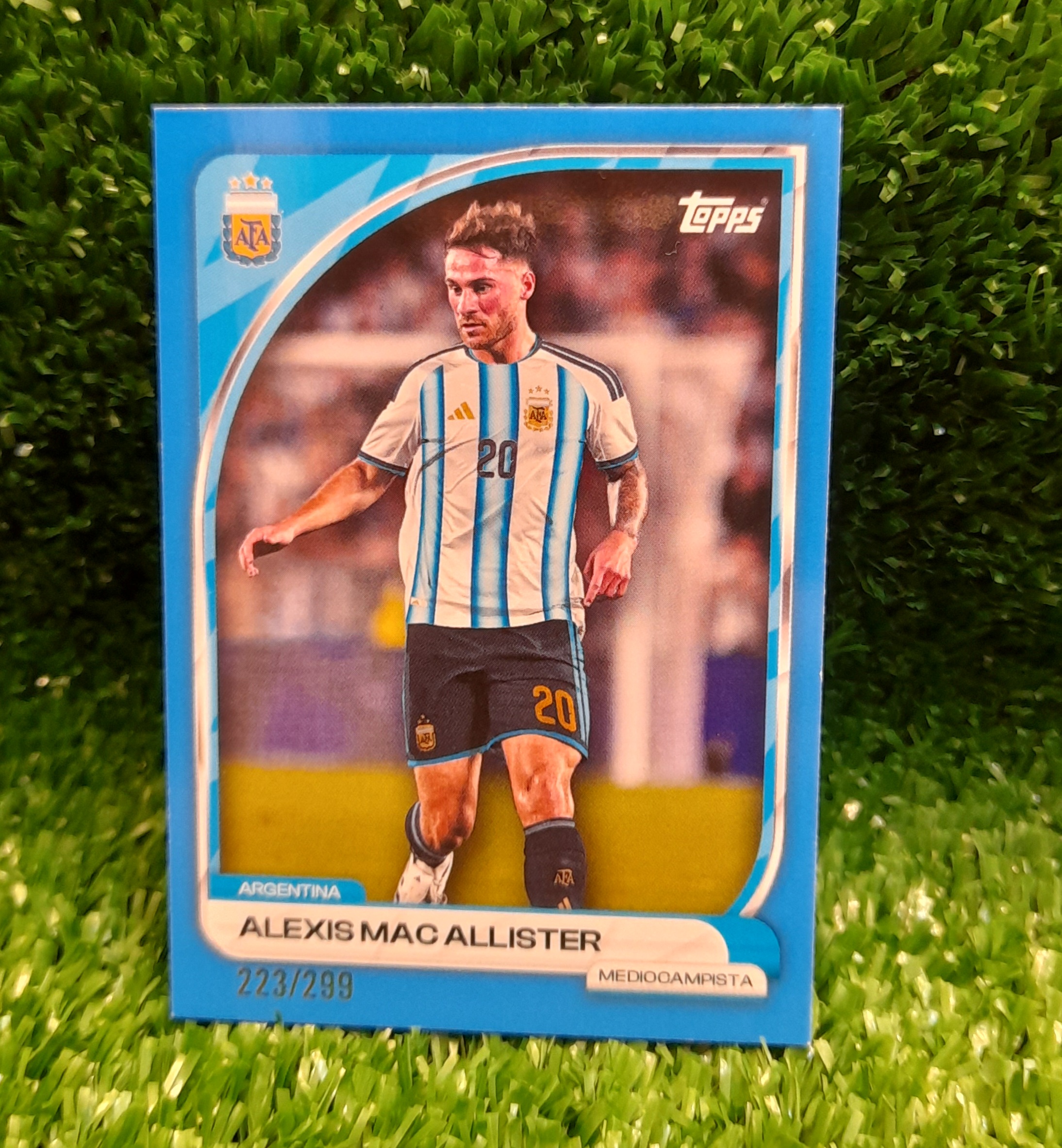 Carta Alexis Mac Allister Argentina Topps 223/299