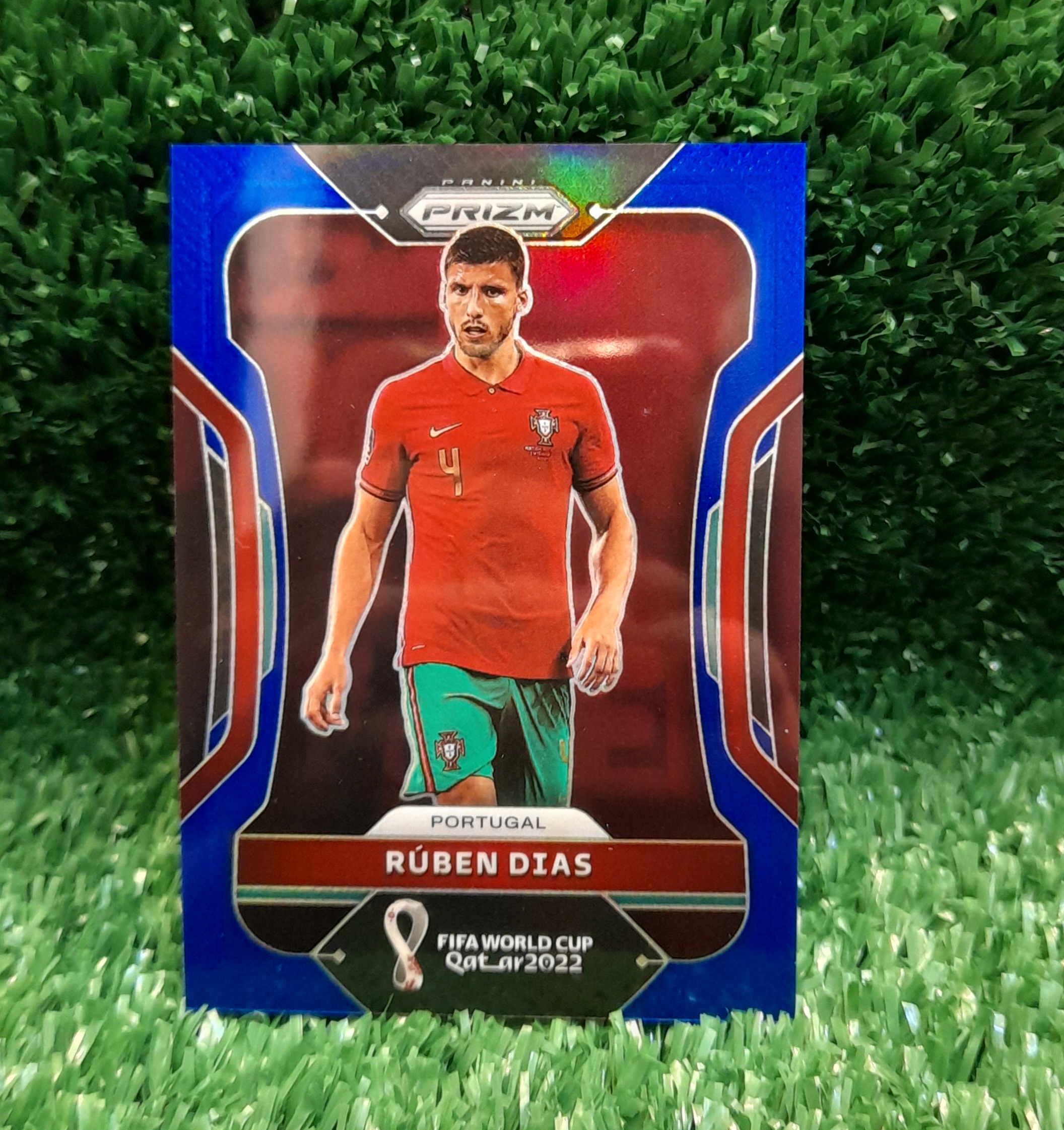 Carta Ruben Dias Portugal Prizm Mundial Qatar 2022 Panini /299