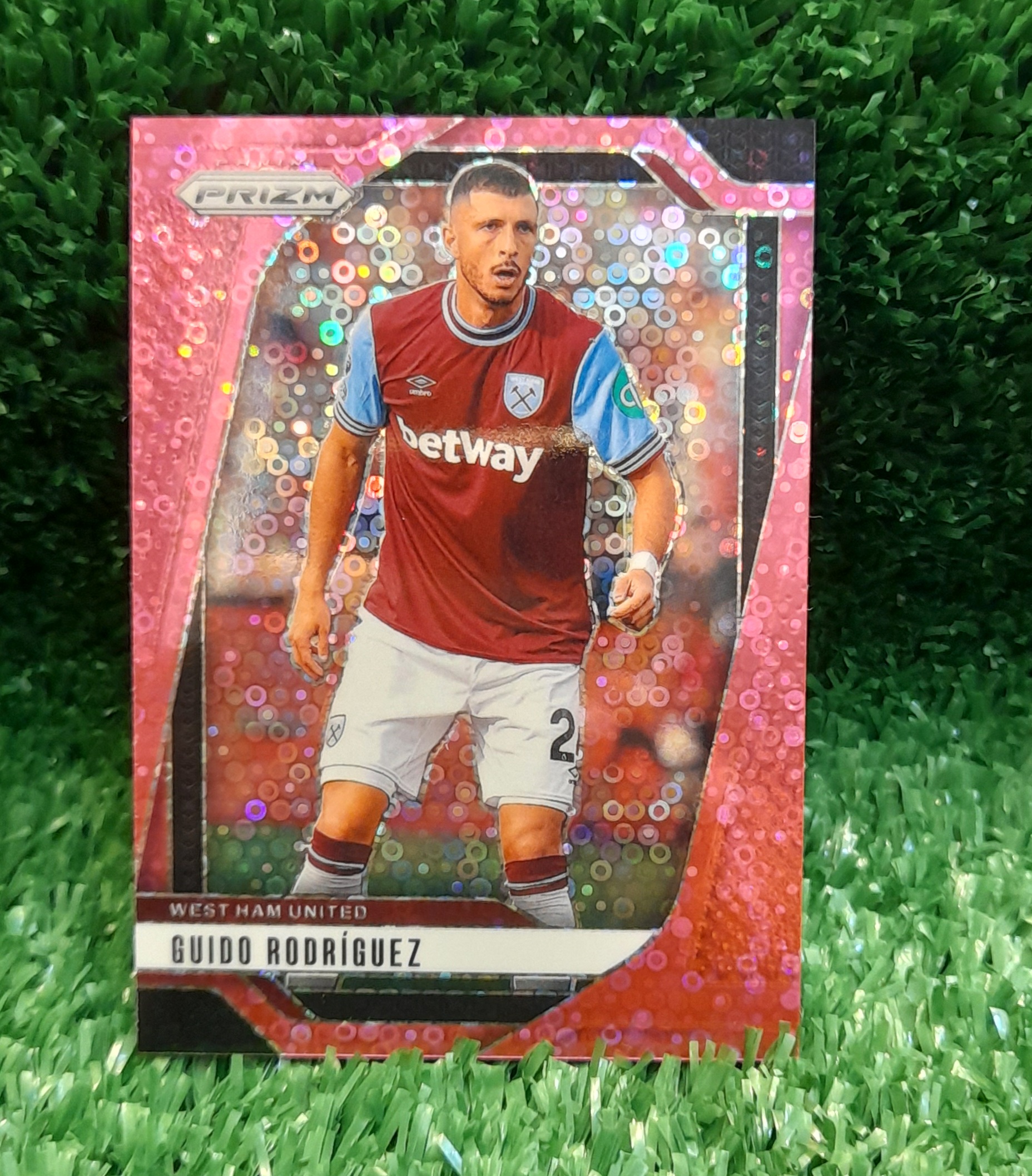 Carta Guido Rodriguez West Ham Prizm Panini /149