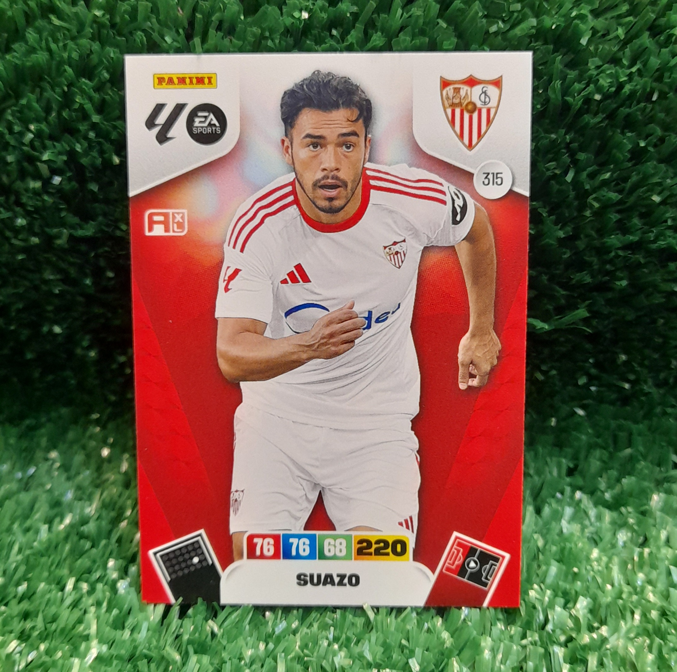 Carta Gabriel Suazo Sevilla Liga Española 25-26 Panini Base