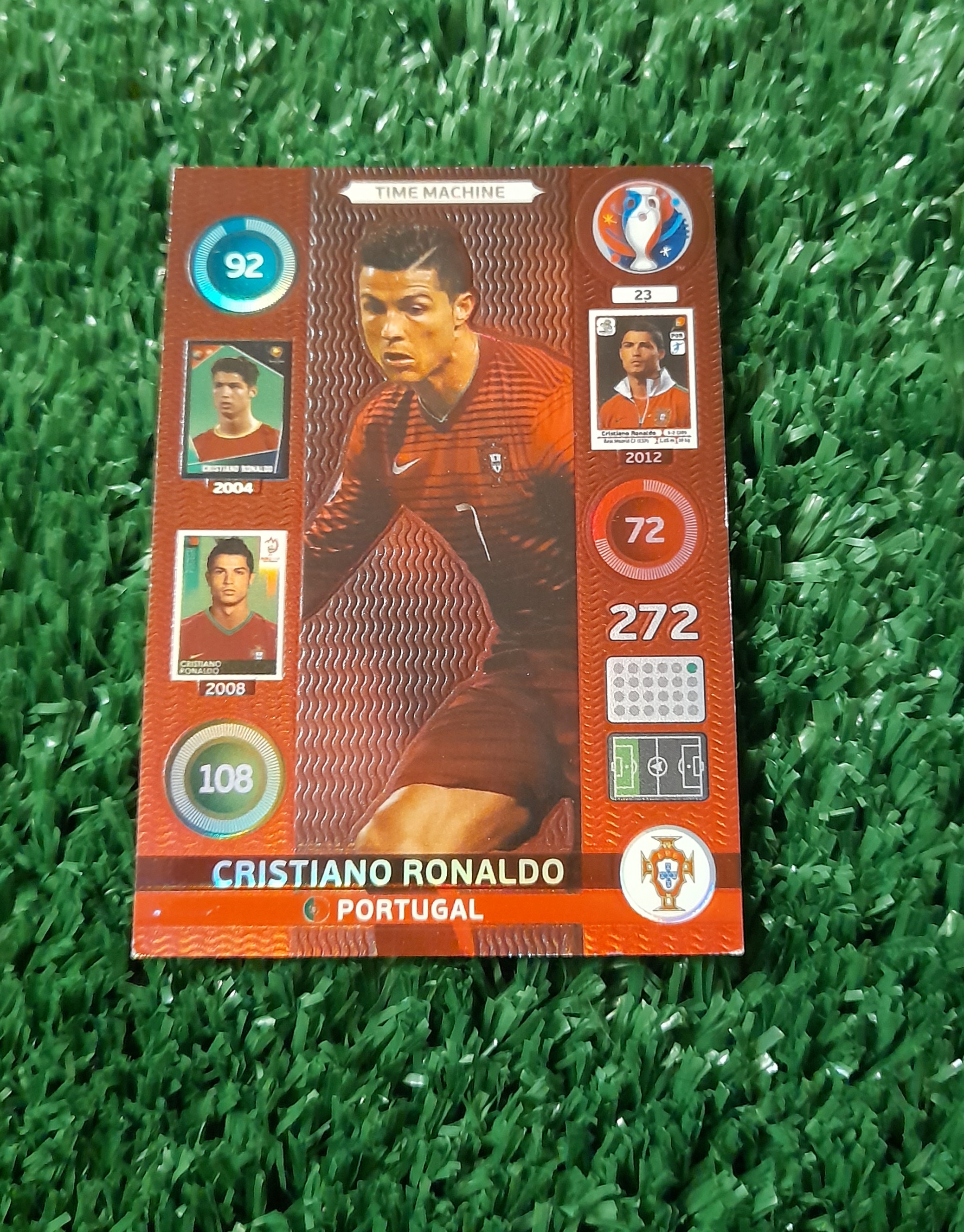 Carta Cristiano Ronaldo Portugal Euro 2016 Panini #23