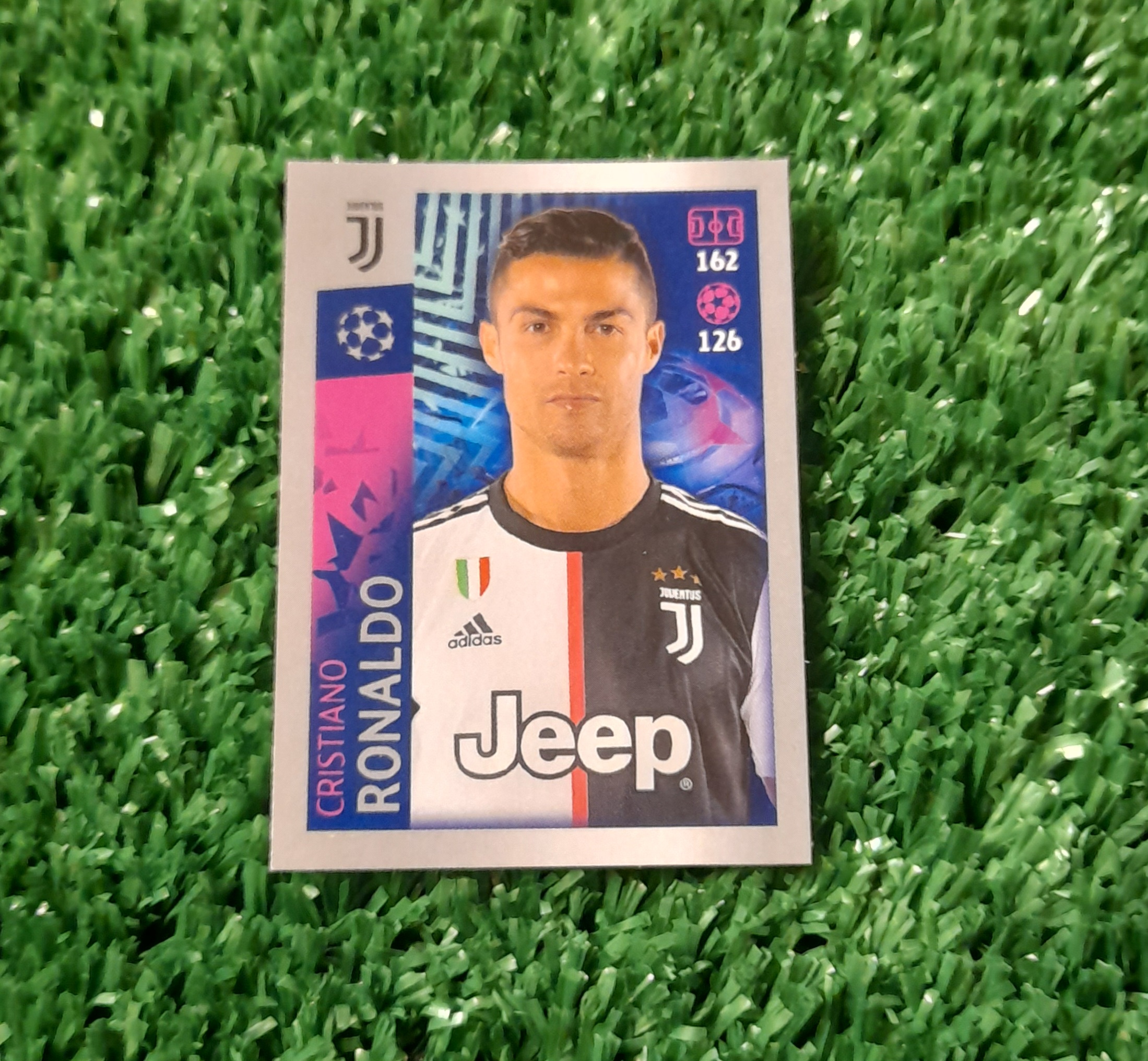 Lamina Cristiano Ronaldo Juventus Champions 19-20 #229 Topps