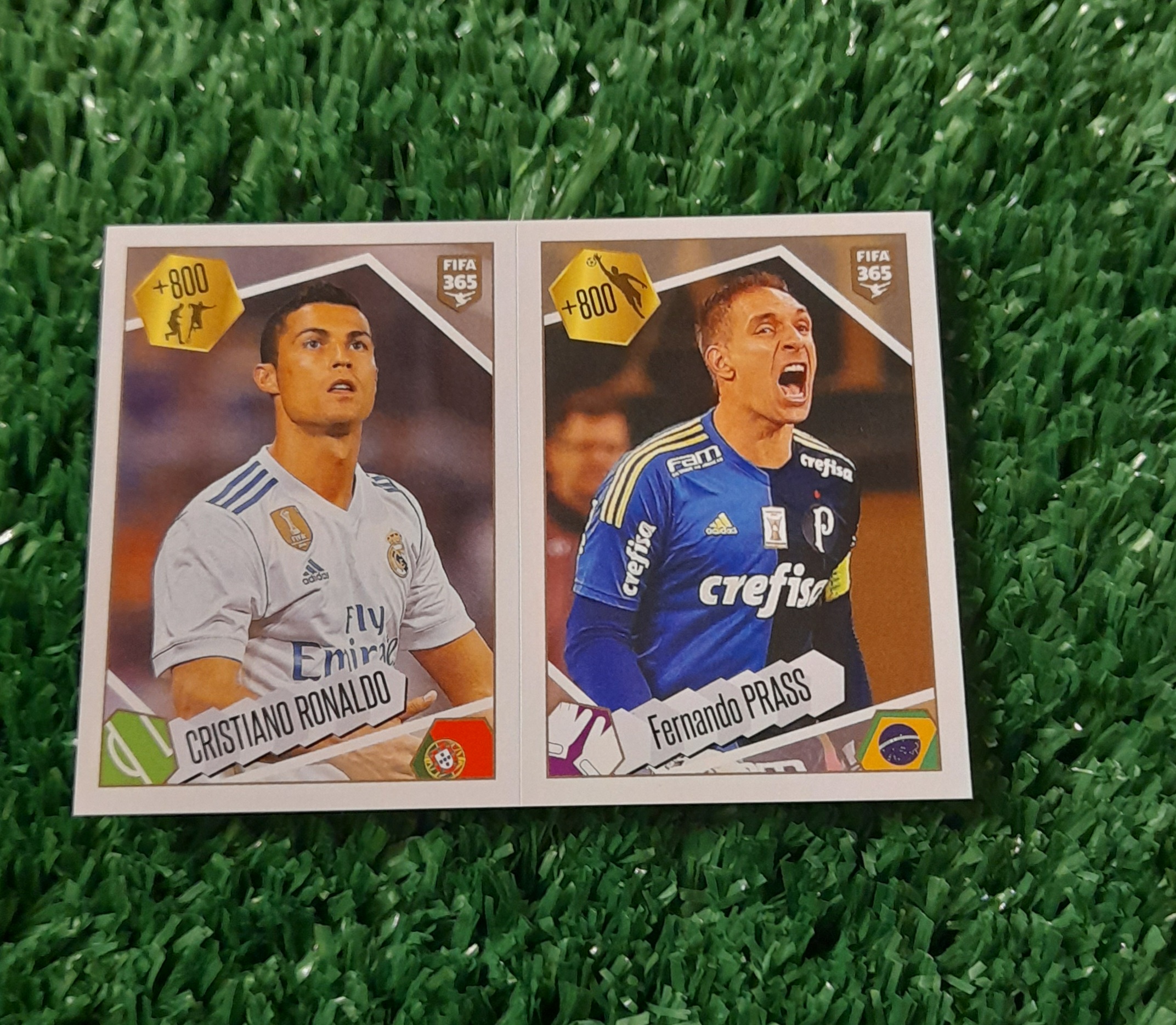 Lamina Cristiano Ronaldo Real Madrid Fifa 365 Panini #498