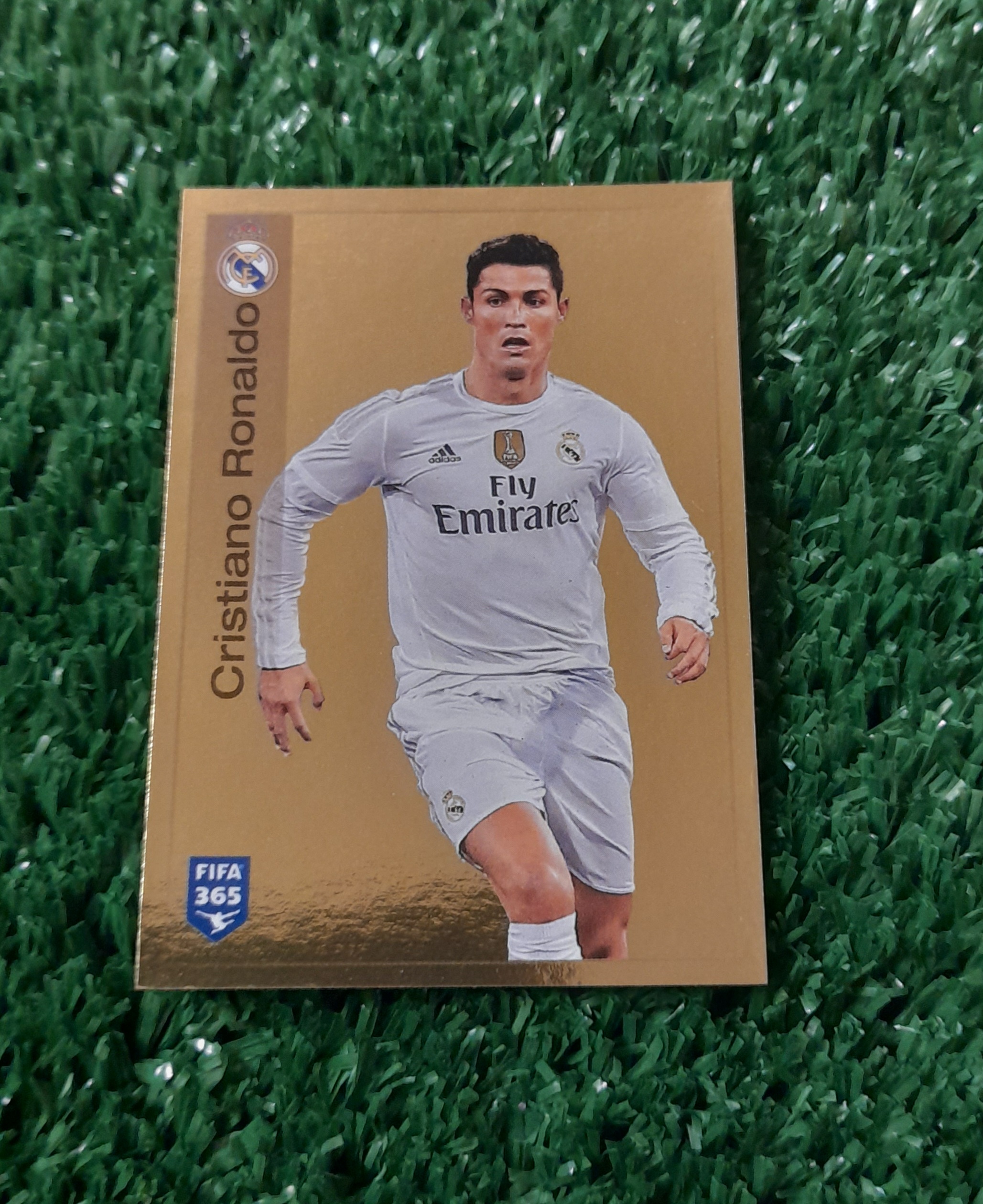 Lamina Cristiano Ronaldo Real Madrid fifa 365 Panini #389