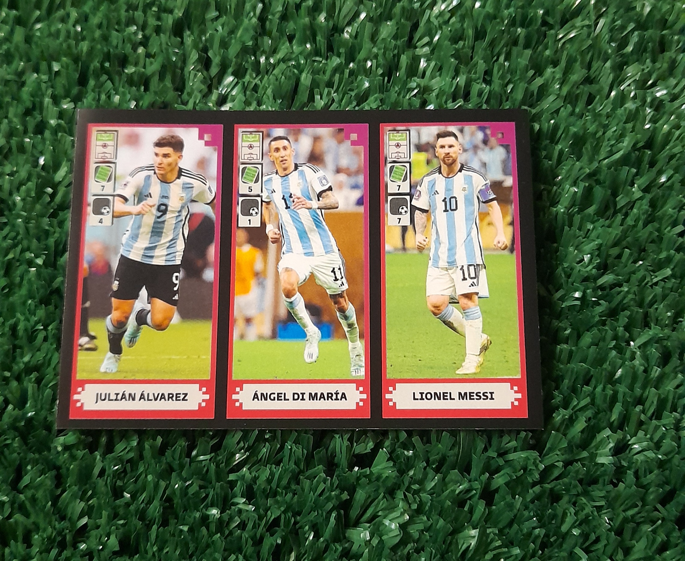 Lamina Lionel Messi Argentina Fifa 365 Panini #420
