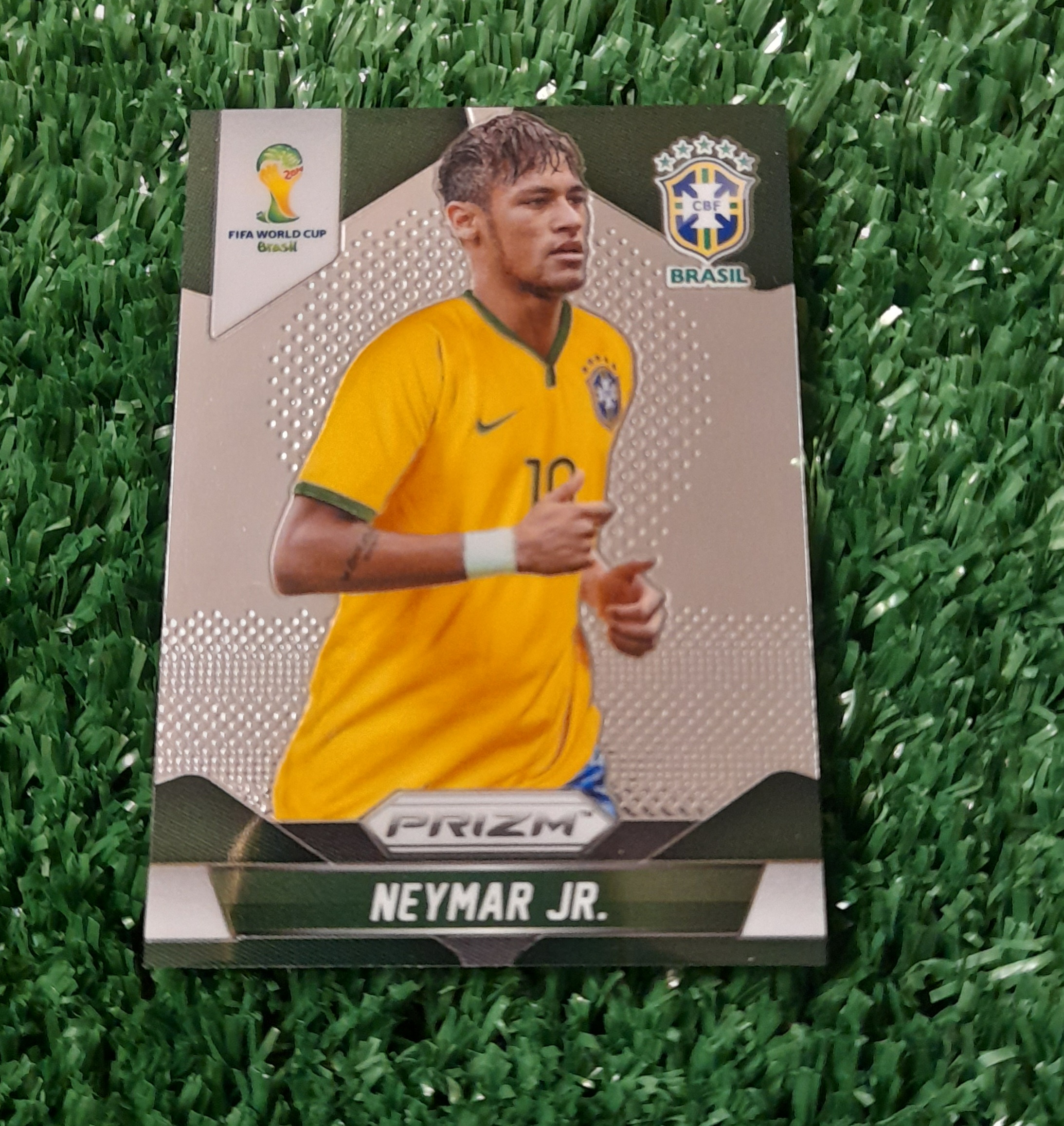 Carta Neymar Jr. Brasil Prizm Mundial 2014 Panini BASE