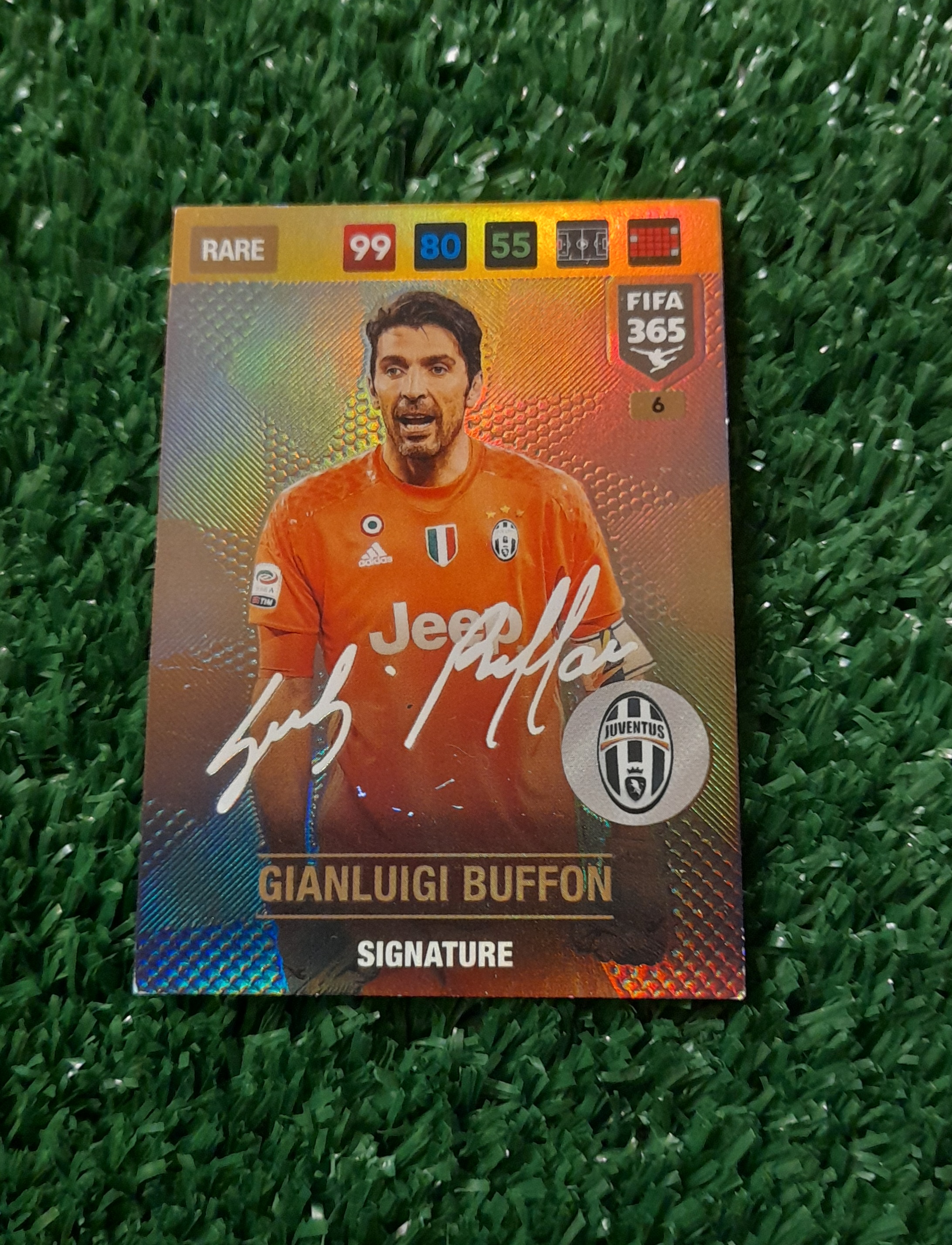 Carta Gianluigi Buffon Juventus Fifa 365 Panini #6