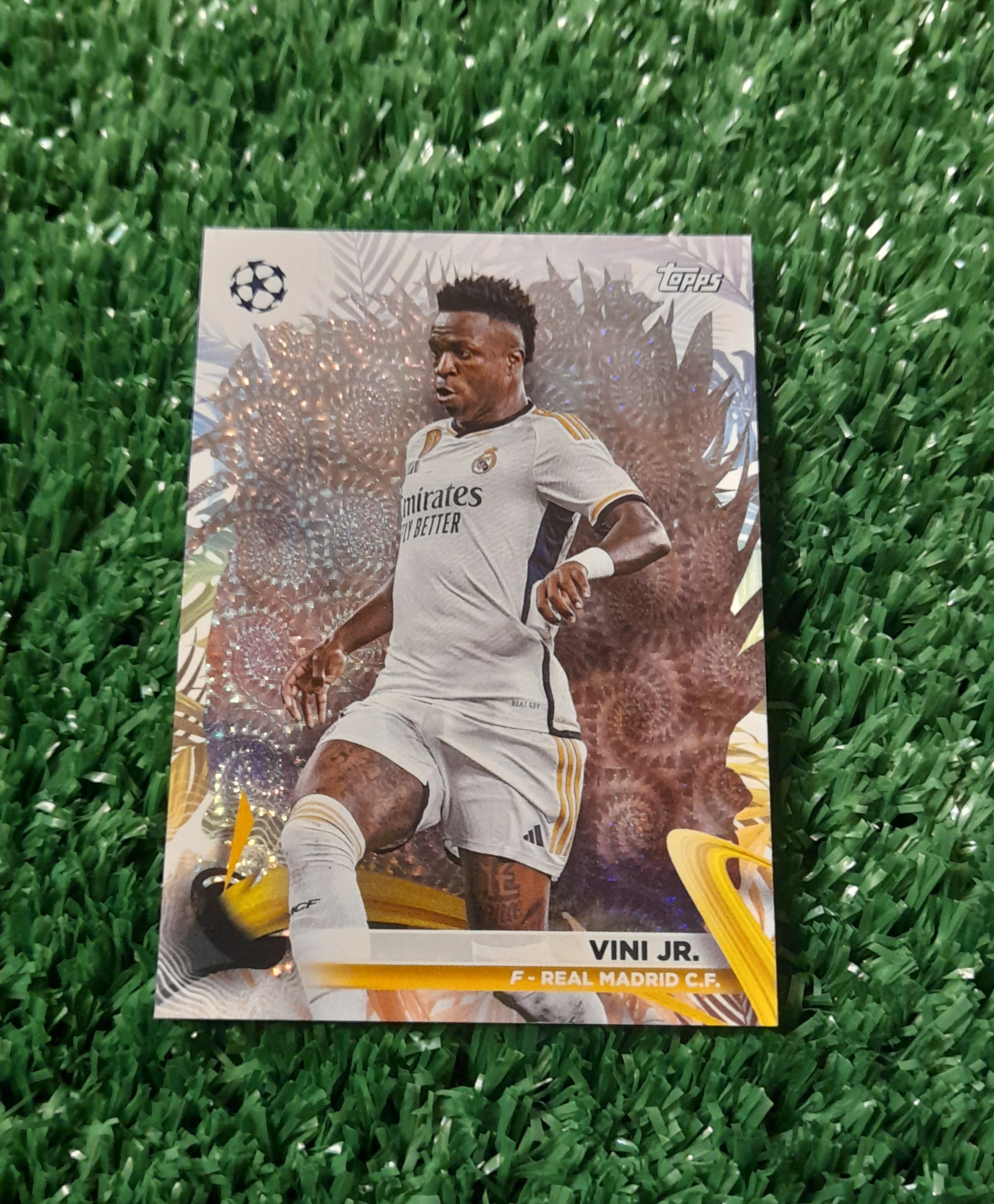 Carta Vinisius Jr Real Madrid Topps Carnaval 2024