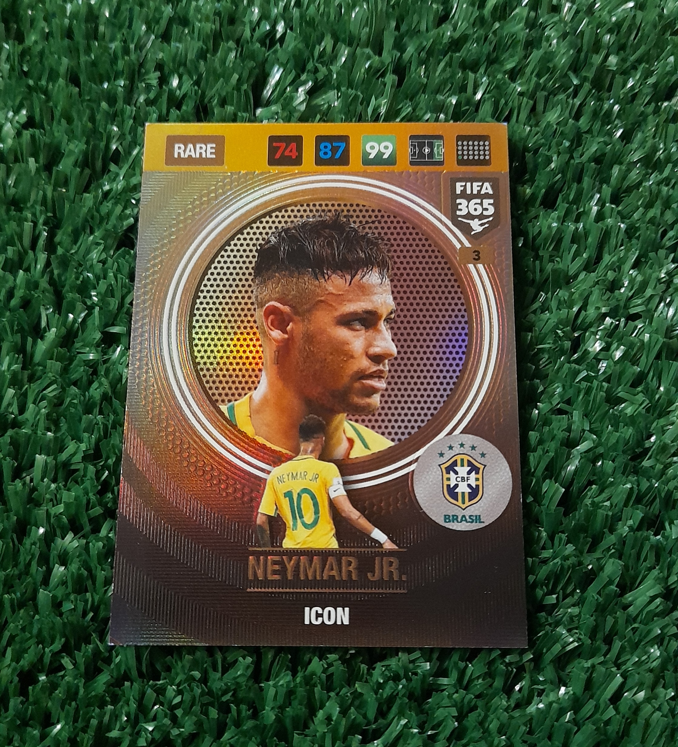 Carta Neymar Jr Brasil ICON Fifa 365 Panini #3