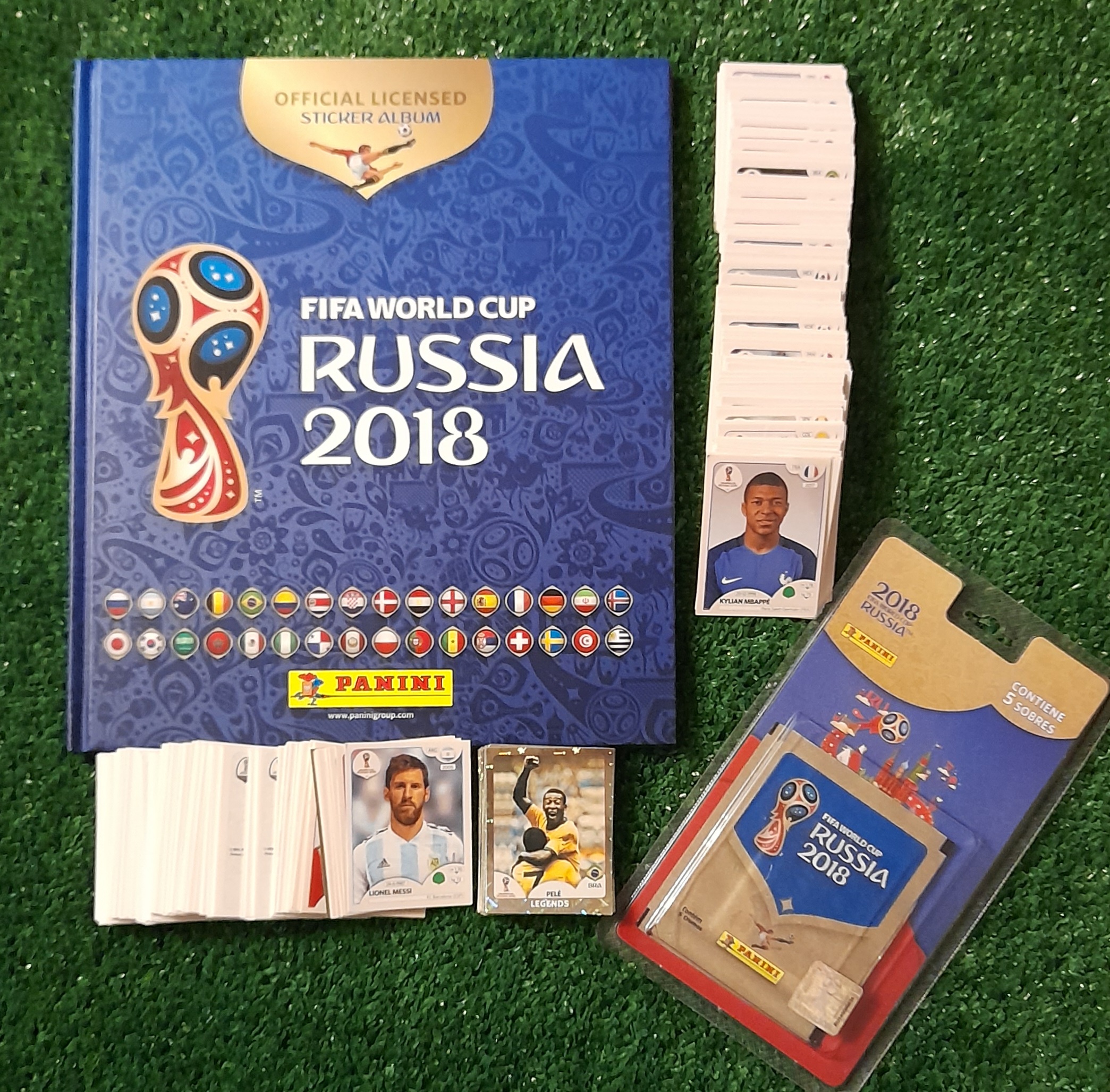 Album Futbol completo a pegar Mundial Rusia 2018 Panini