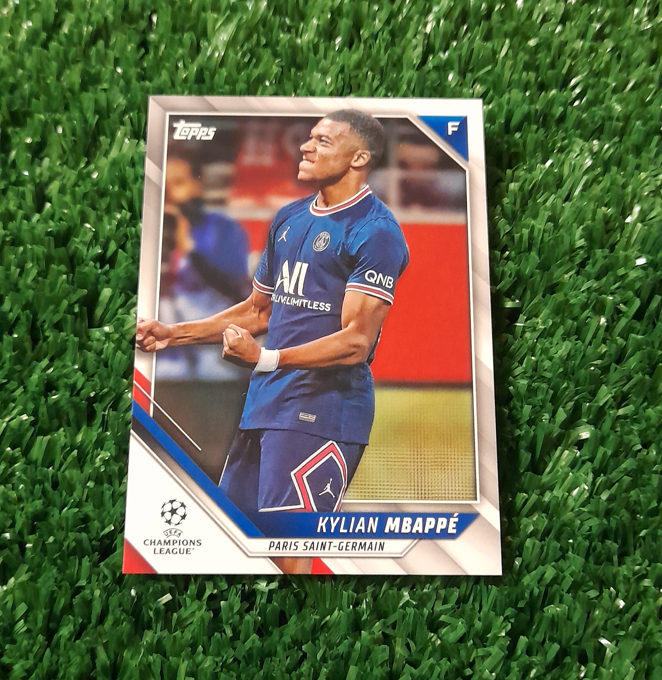 Carta Kylian Mbappe PSG Topps 2022 Base