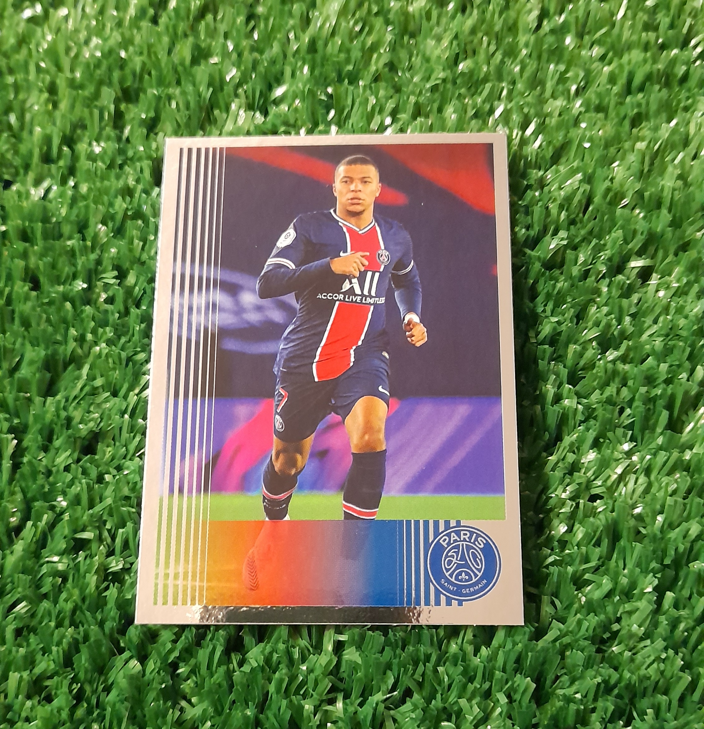Lamina Kylian Mbappe PSG Panini #64