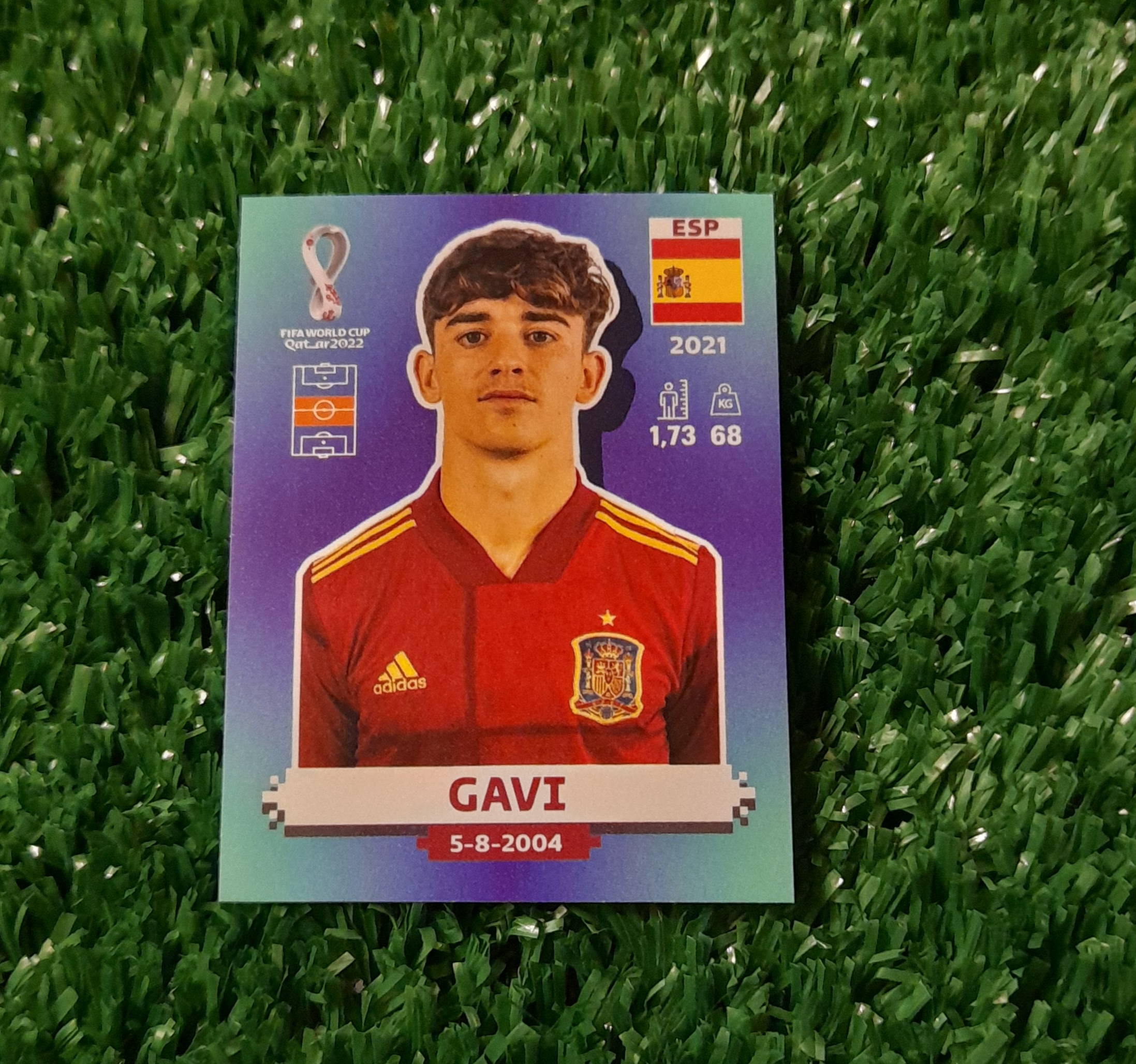 Lamina GAVI España Mundial Qatar 2022 Panini