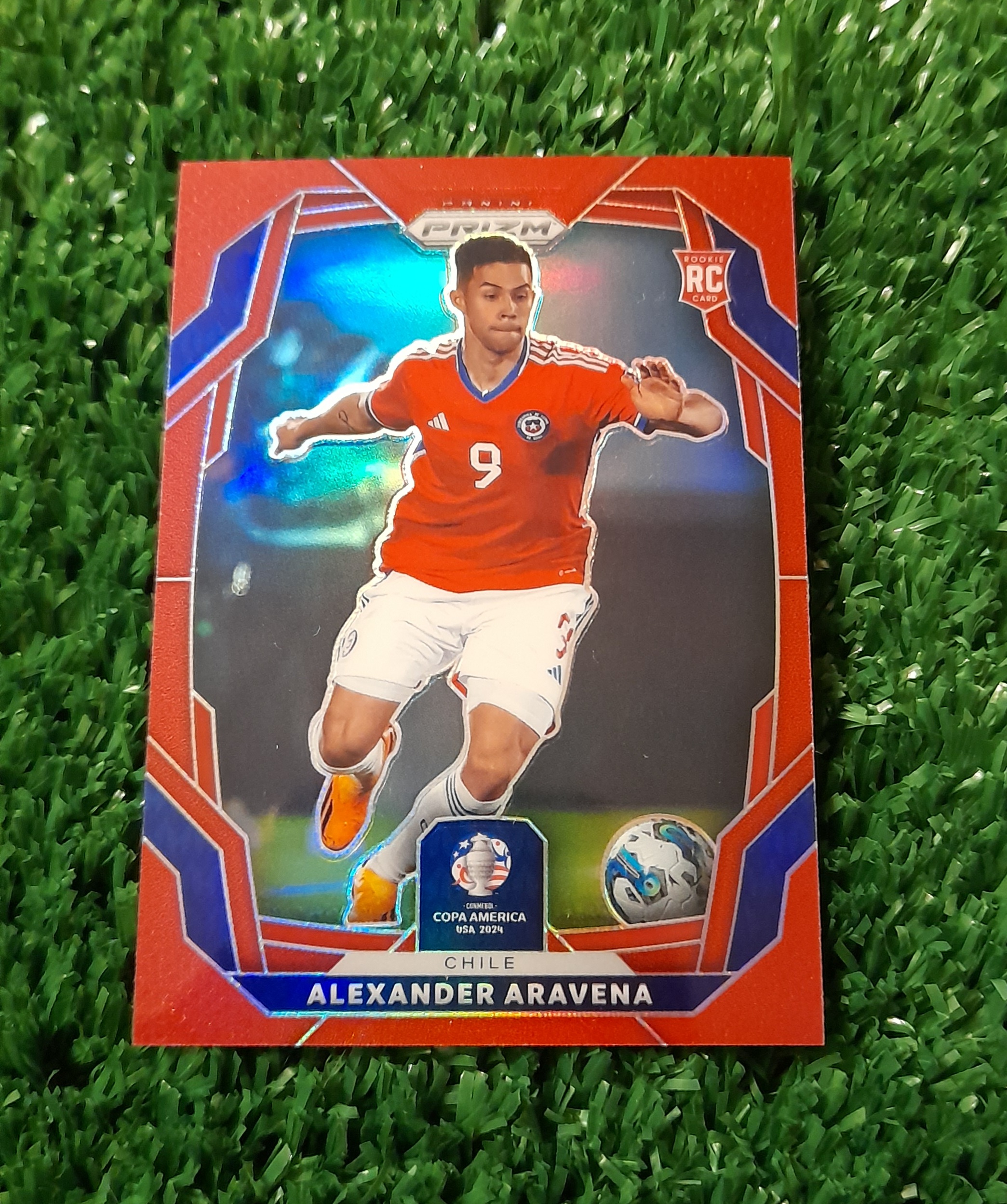 Carta Alexander Aravena Chile Prizm Copa America 2024 Panini /199