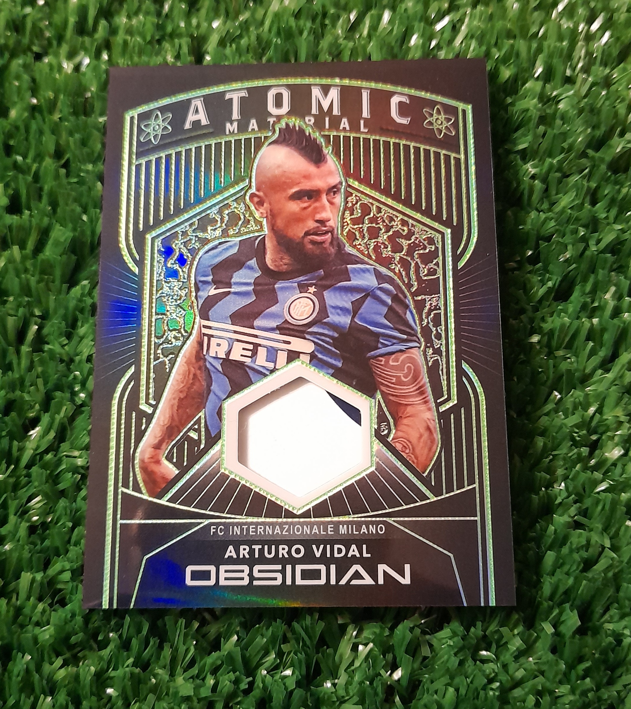 Carta Arturo Vidal Inter de Milan Obsidian Panini /25