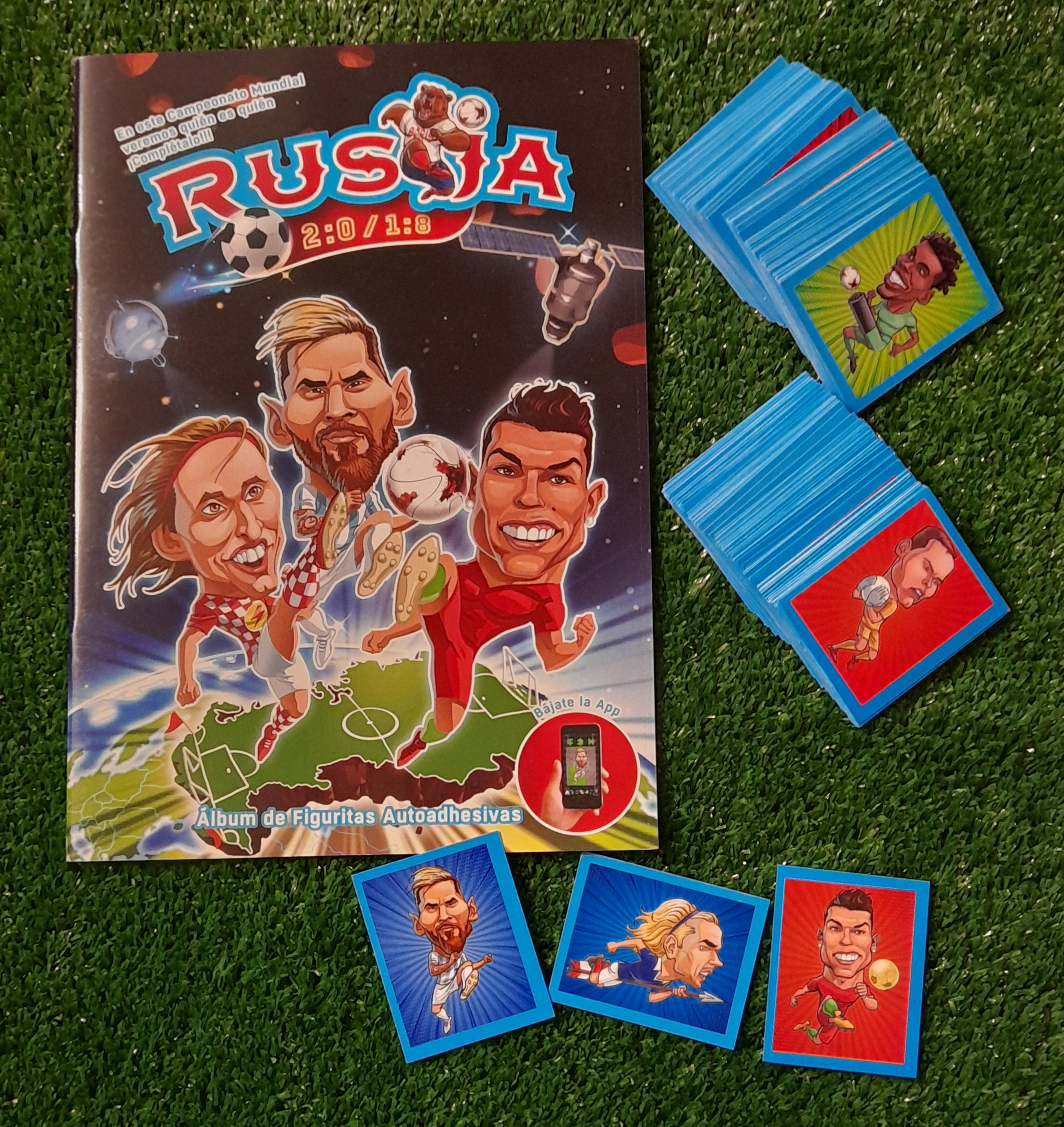 Album Rusija Mundial 2018 completo a pegar Aladino