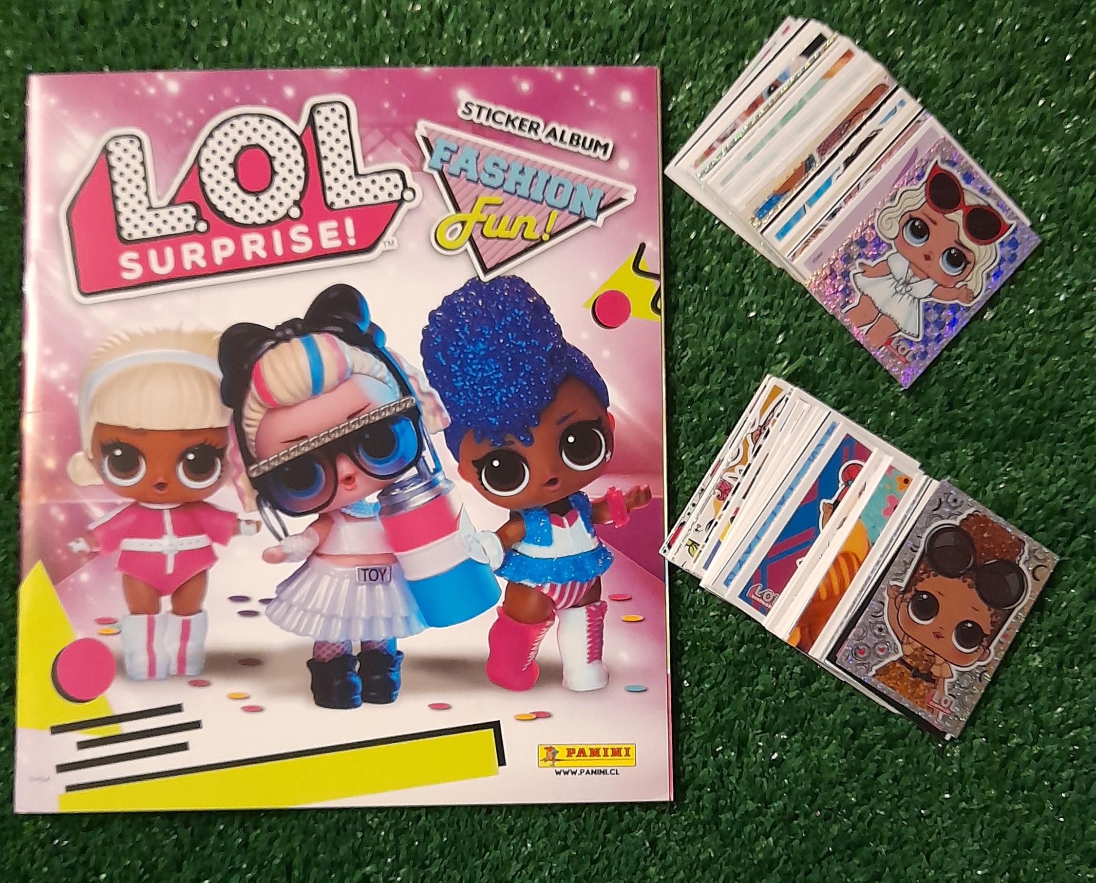 Album Lol Surprise completo a pegar Fashion Fun Panini