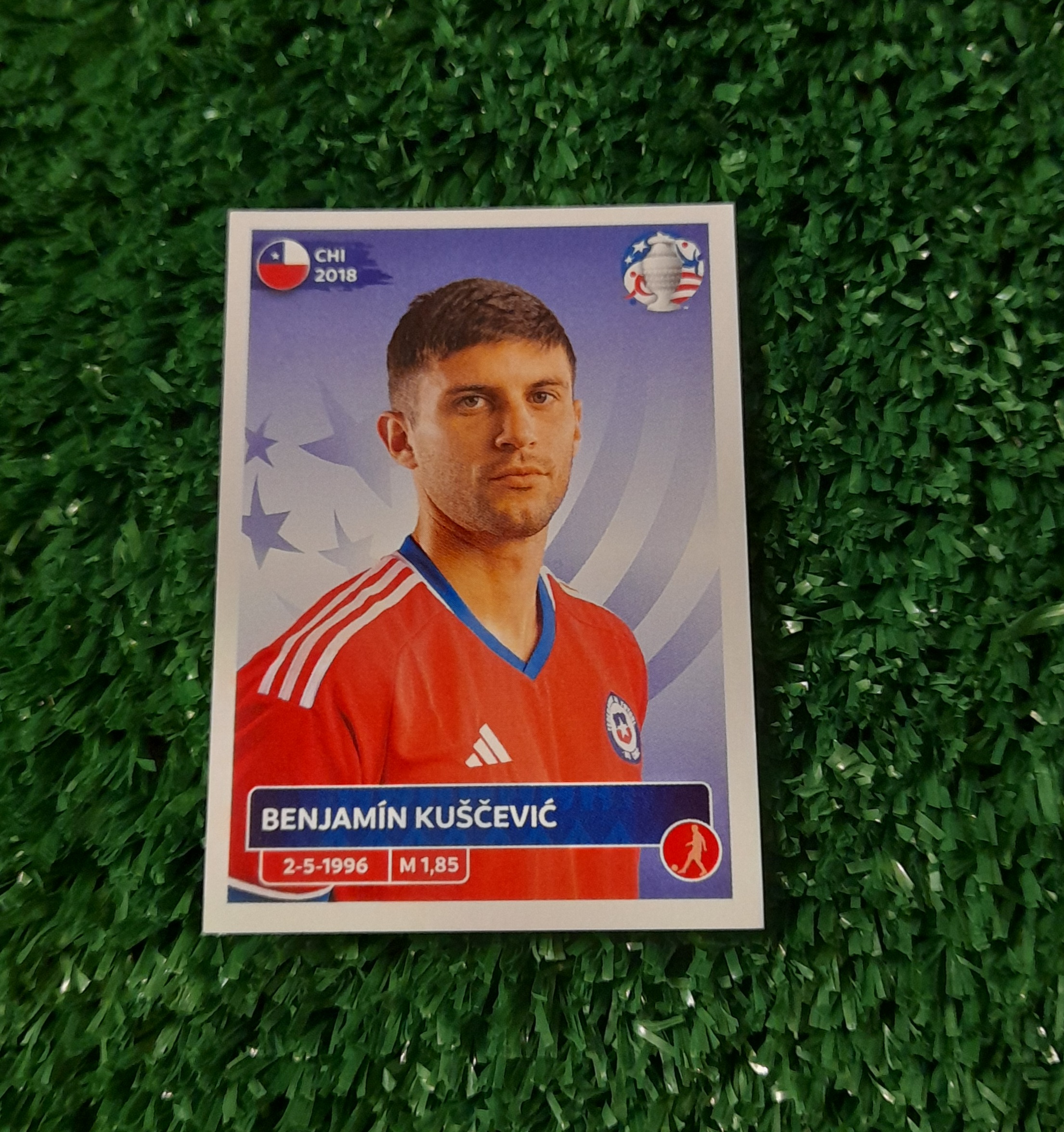 Lamina Benjamin Kuscevic Chile Copa America 2024 Panini #CHI6