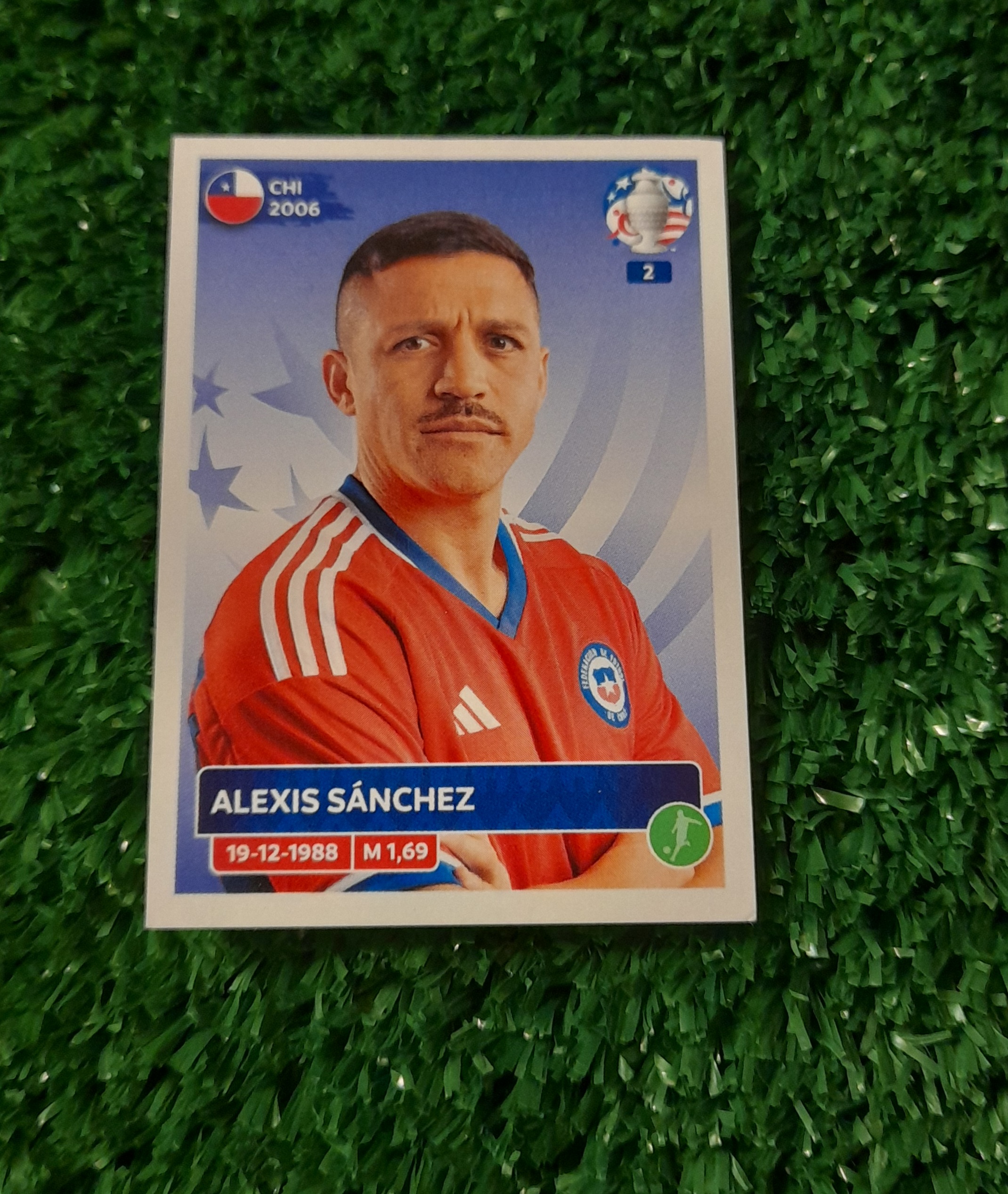 Lamina Alexis Sanchez Chile Copa America 2024 Panini #CHI21