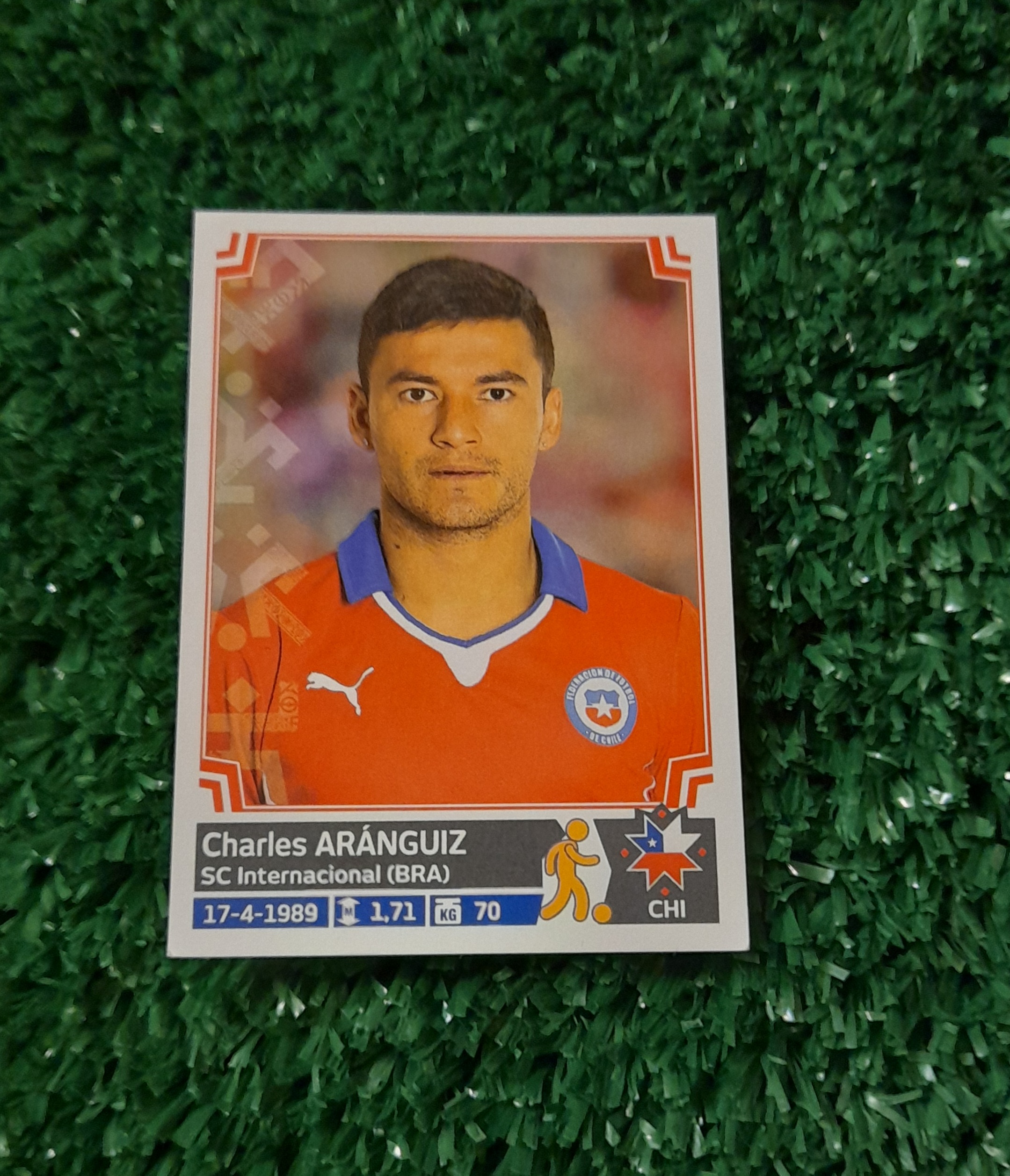 Lamina Charles Aranguiz Chile Copa America 2015 Panini #35