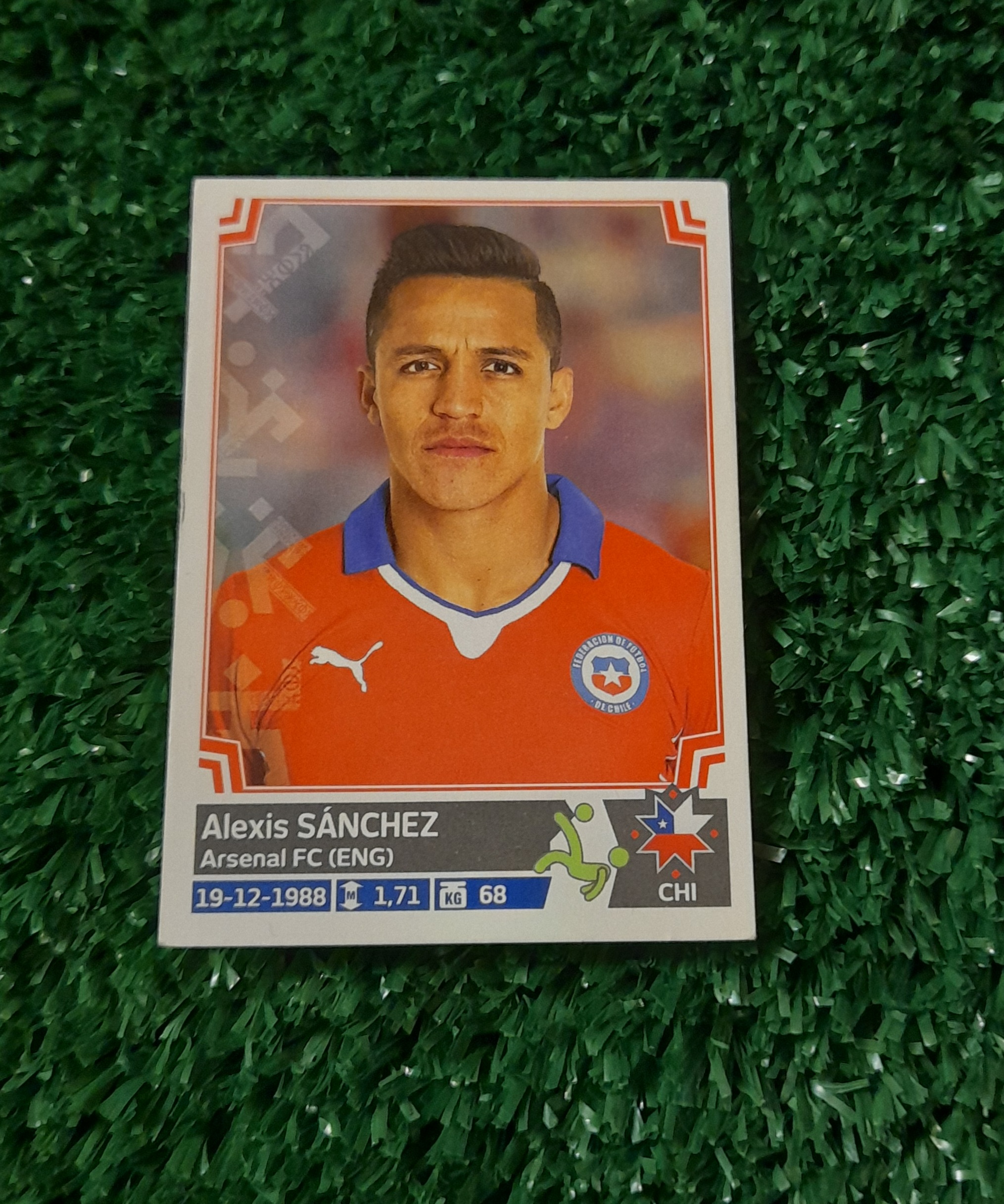 Lamina Alexis Sanchez Chile Copa America 2015 Panini #41