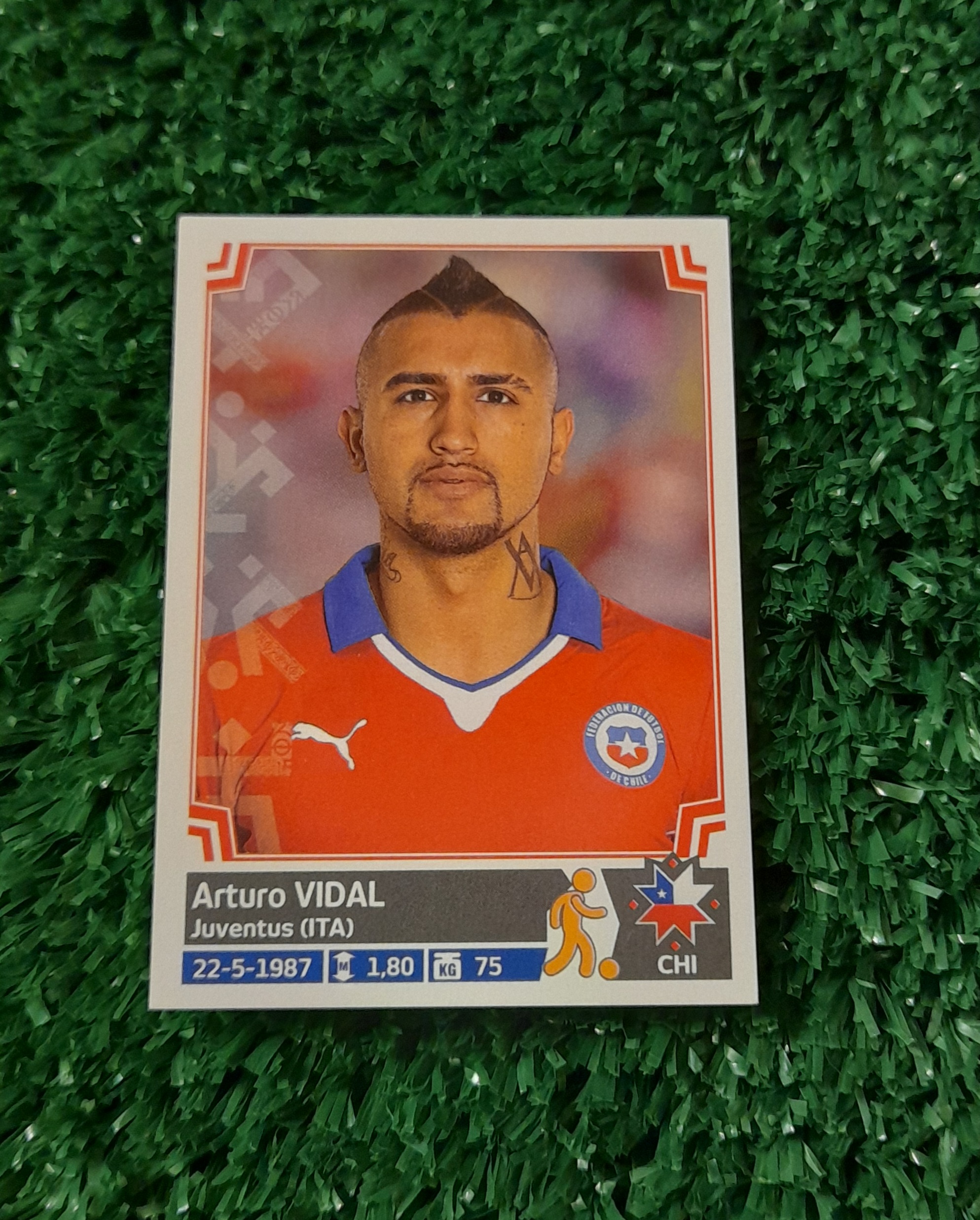 Lamina Arturo Vidal Chile Copa America 2015 Panini #36