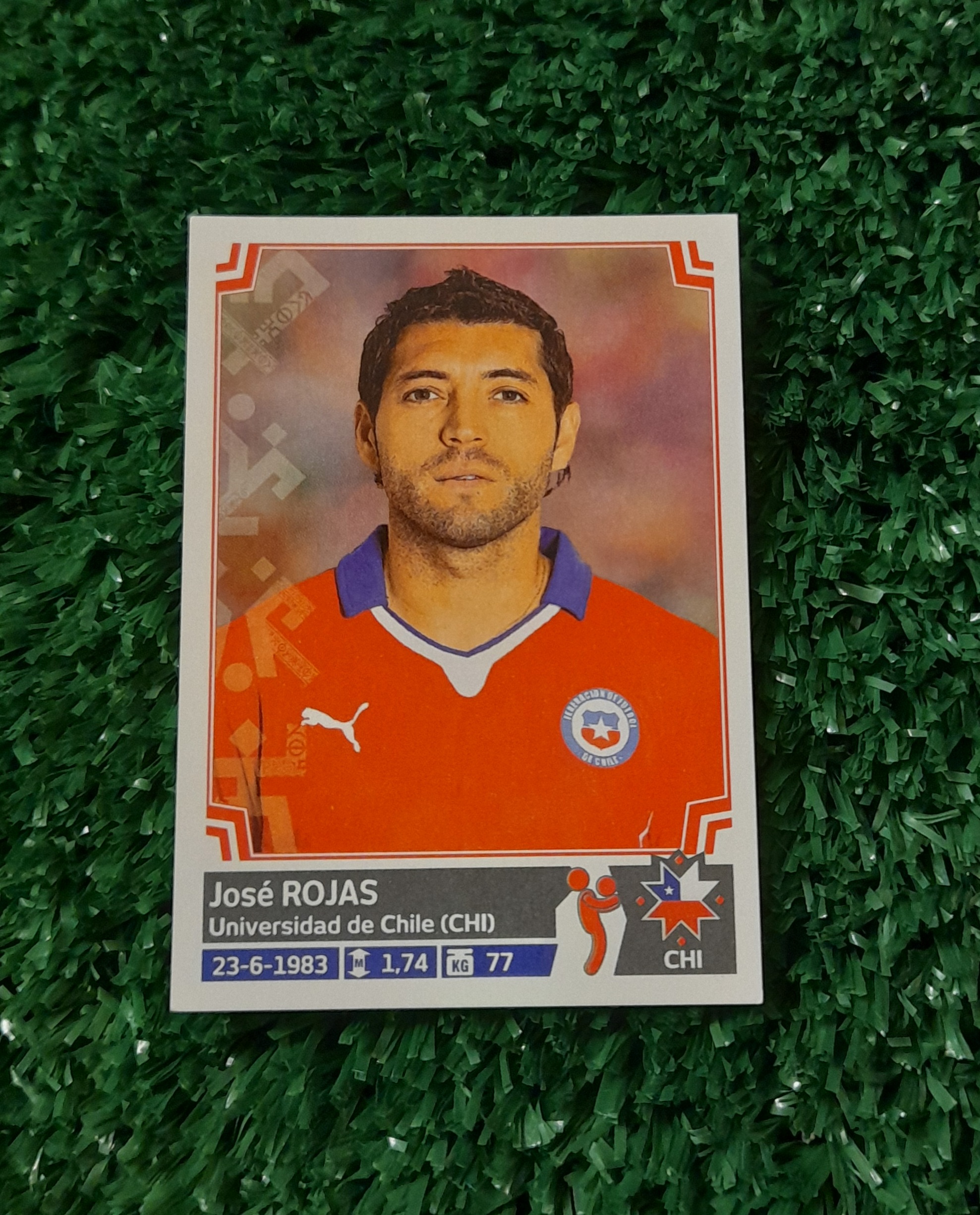 Lamina Jose Rojas Chile Copa America 2015 Panini #30