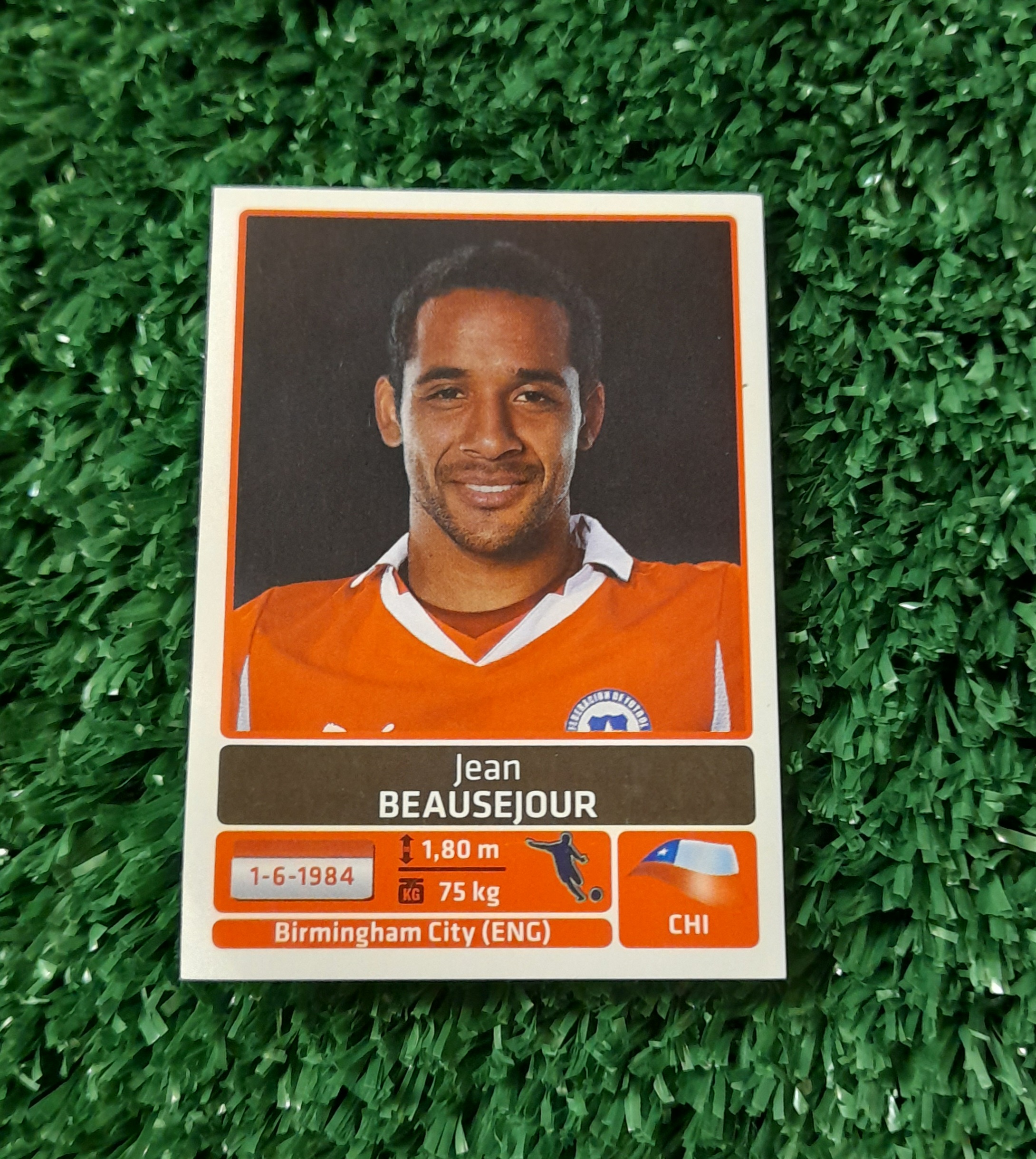 Lamina Jean Beausejour Chile Copa America 2011 Panini #249