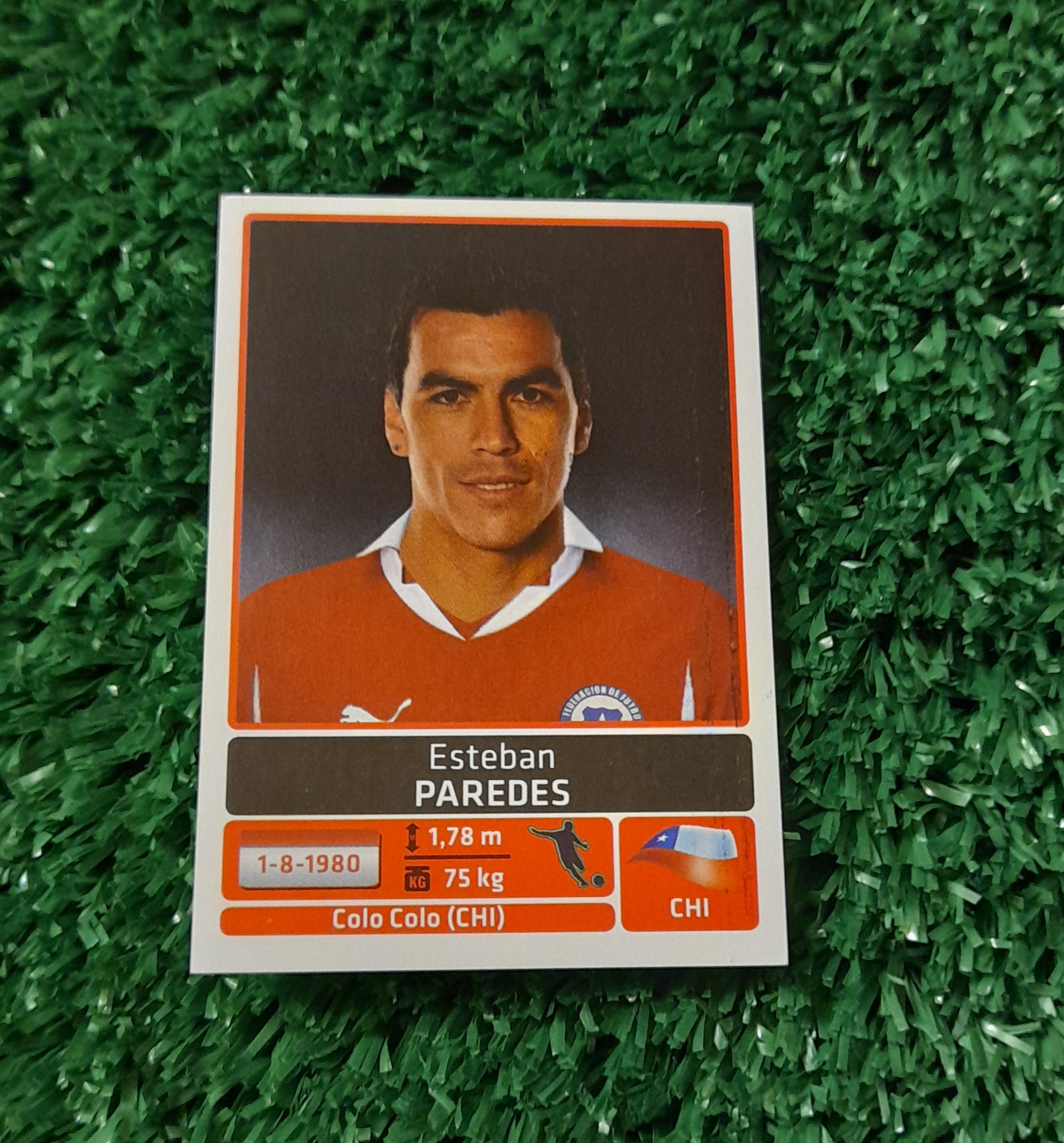Lamina Esteban Paredes Chile Copa America 2011 Panini #245