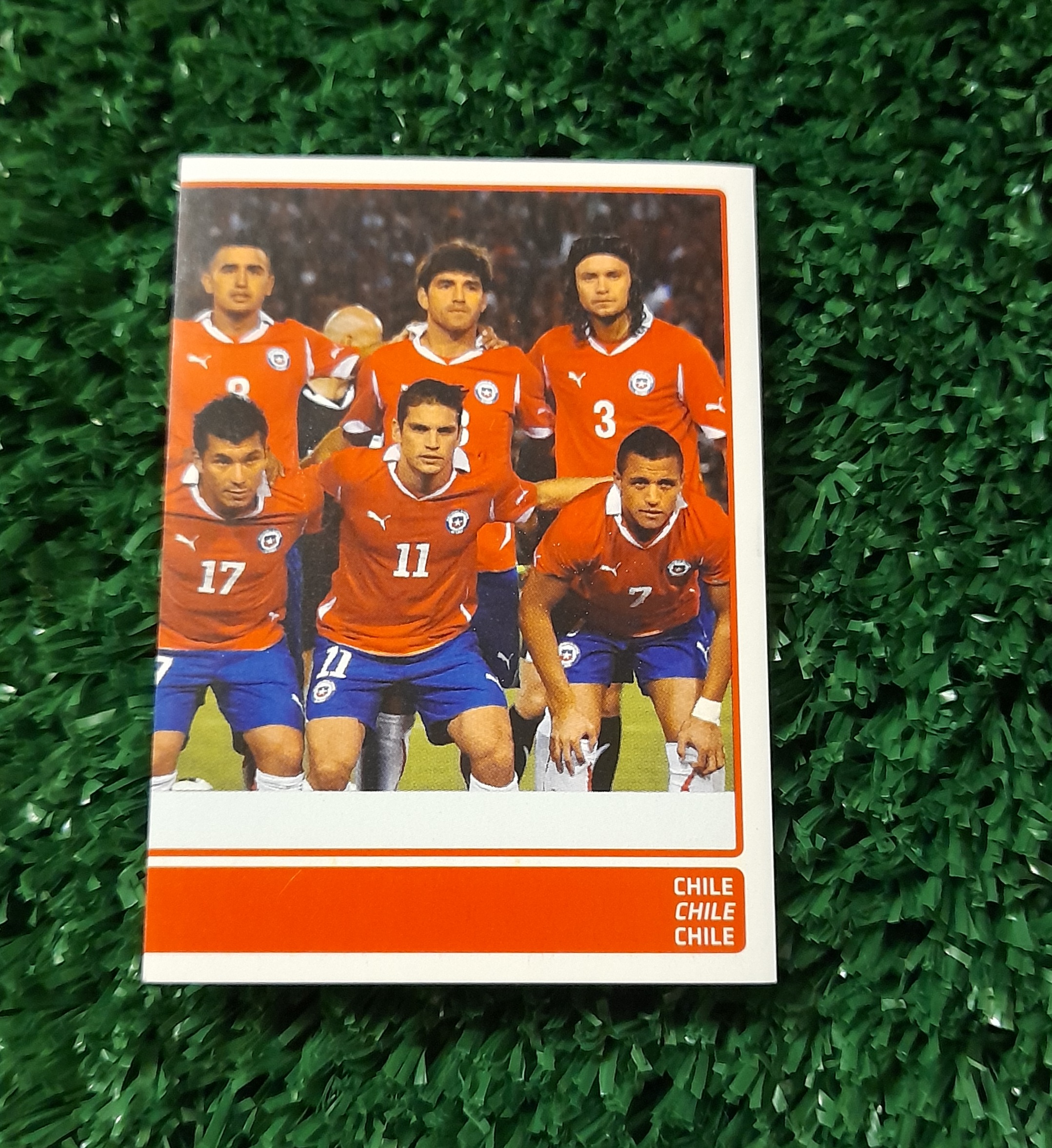 Lamina Formacion  Chile Copa America 2011 Panini #228
