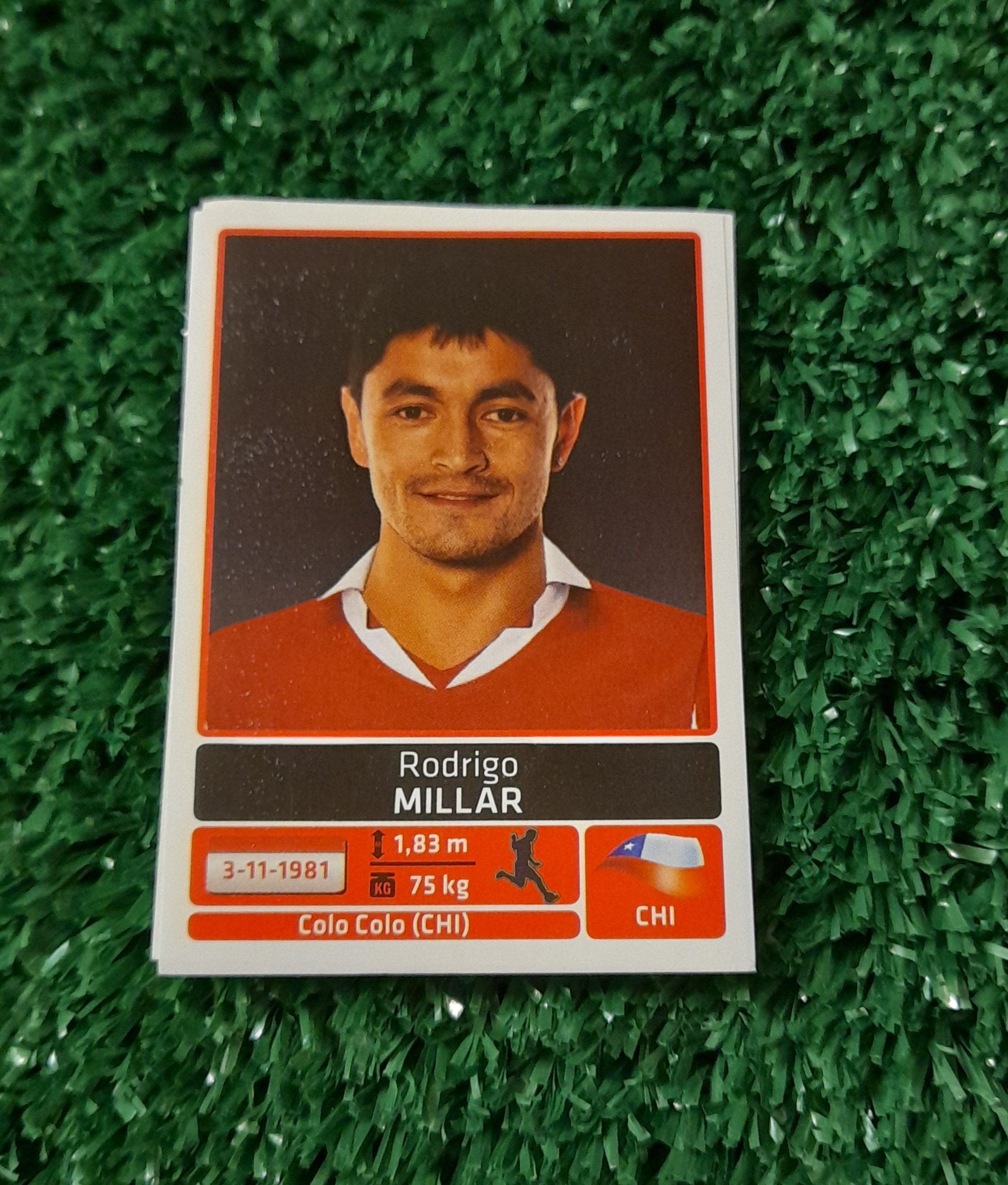Lamina Rodrigo Millar Chile Copa America 2011 Panini #241