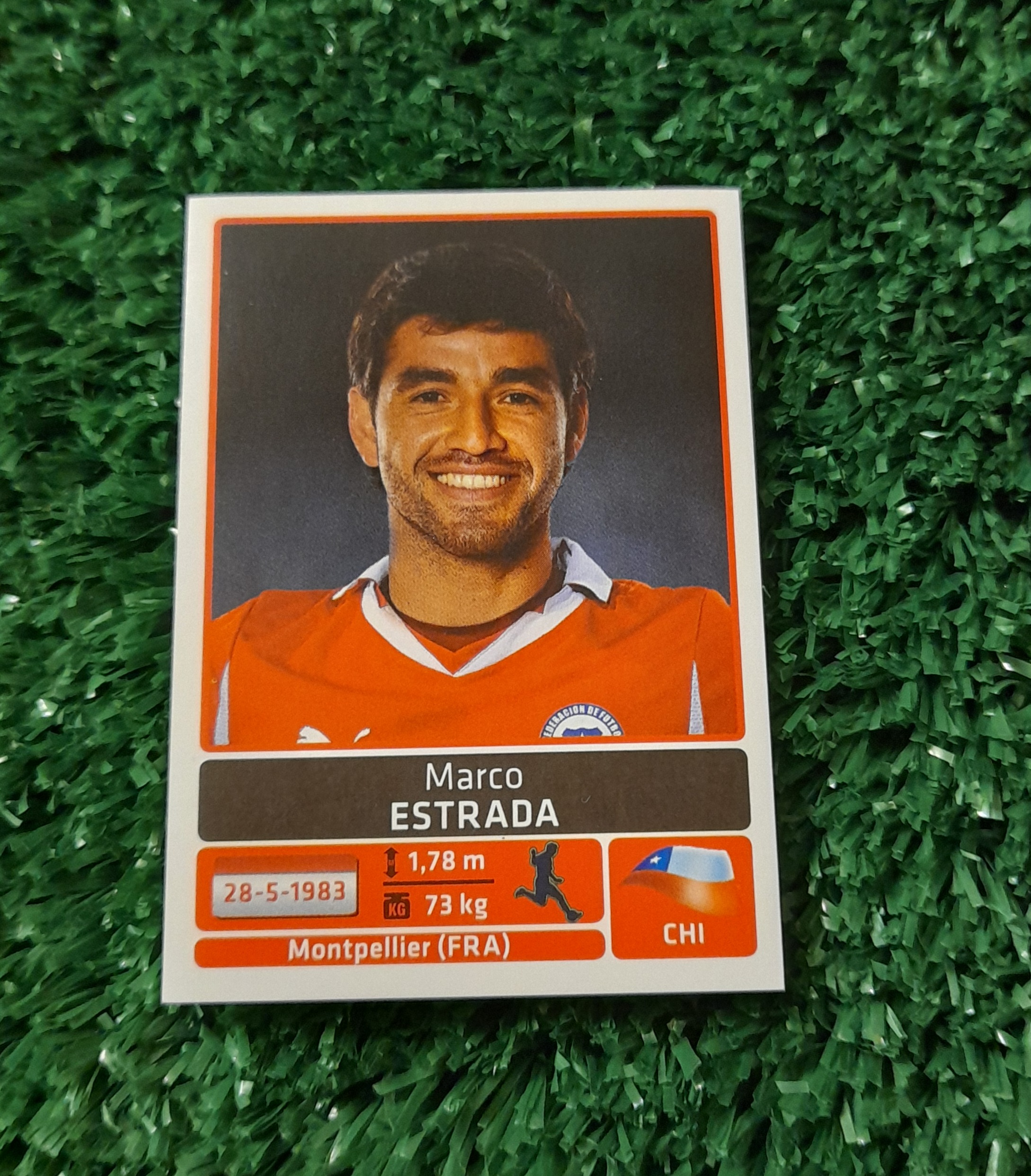 Lamina Marco Estrada Chile Copa America 2011 Panini #239