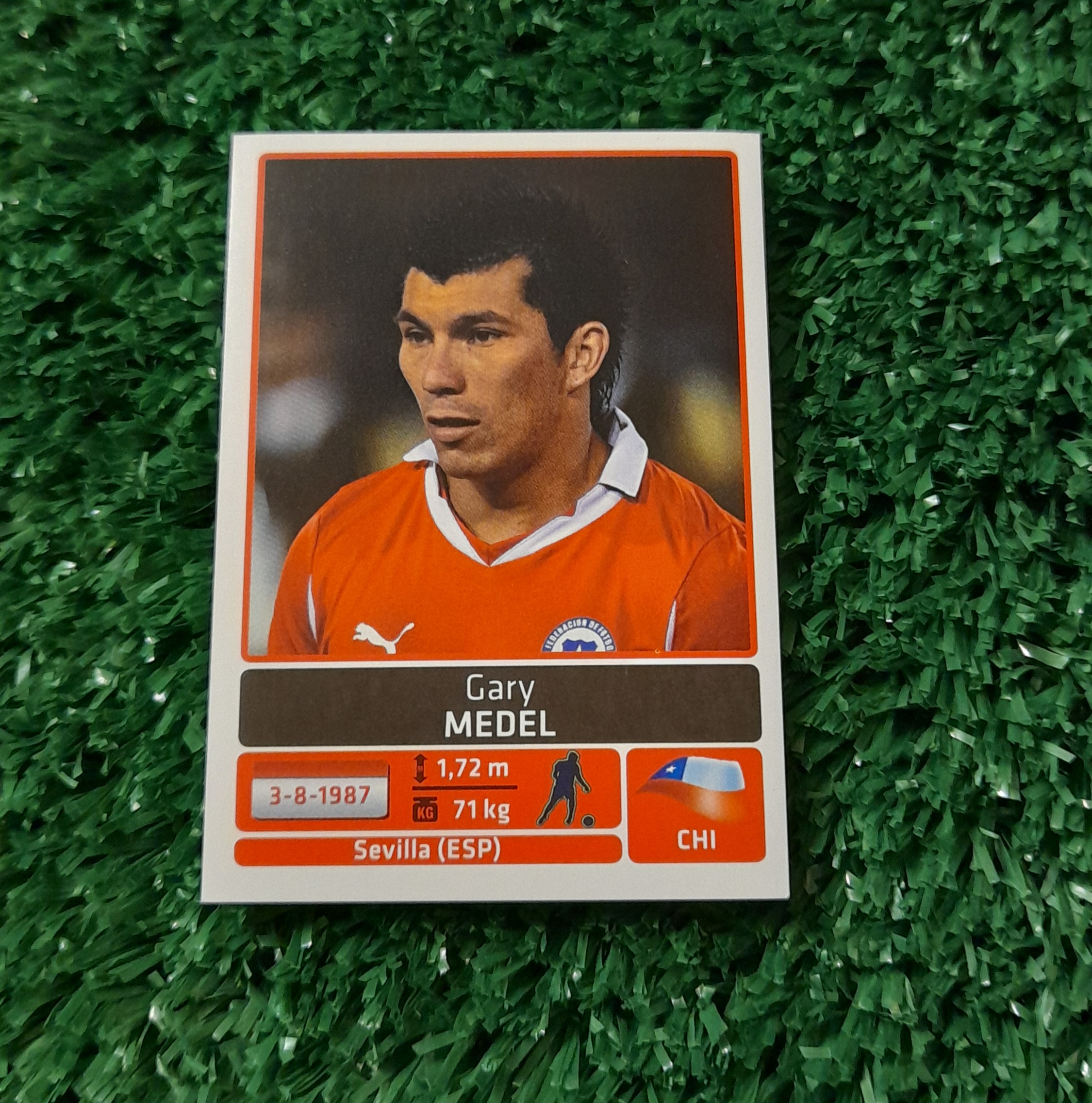 Lamina Gary Medel Chile Copa America 2011 Panini #236