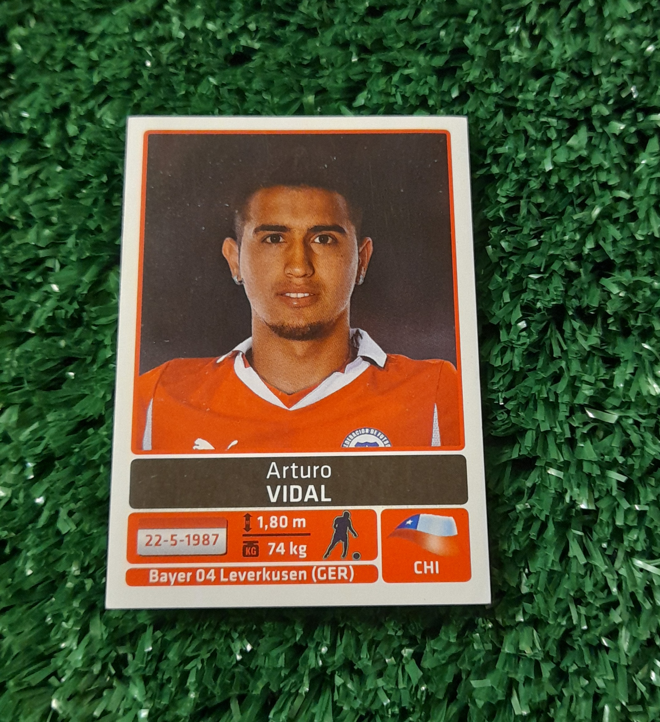 Lamina Arturo Vidal Chile Copa America 2011 Panini #235