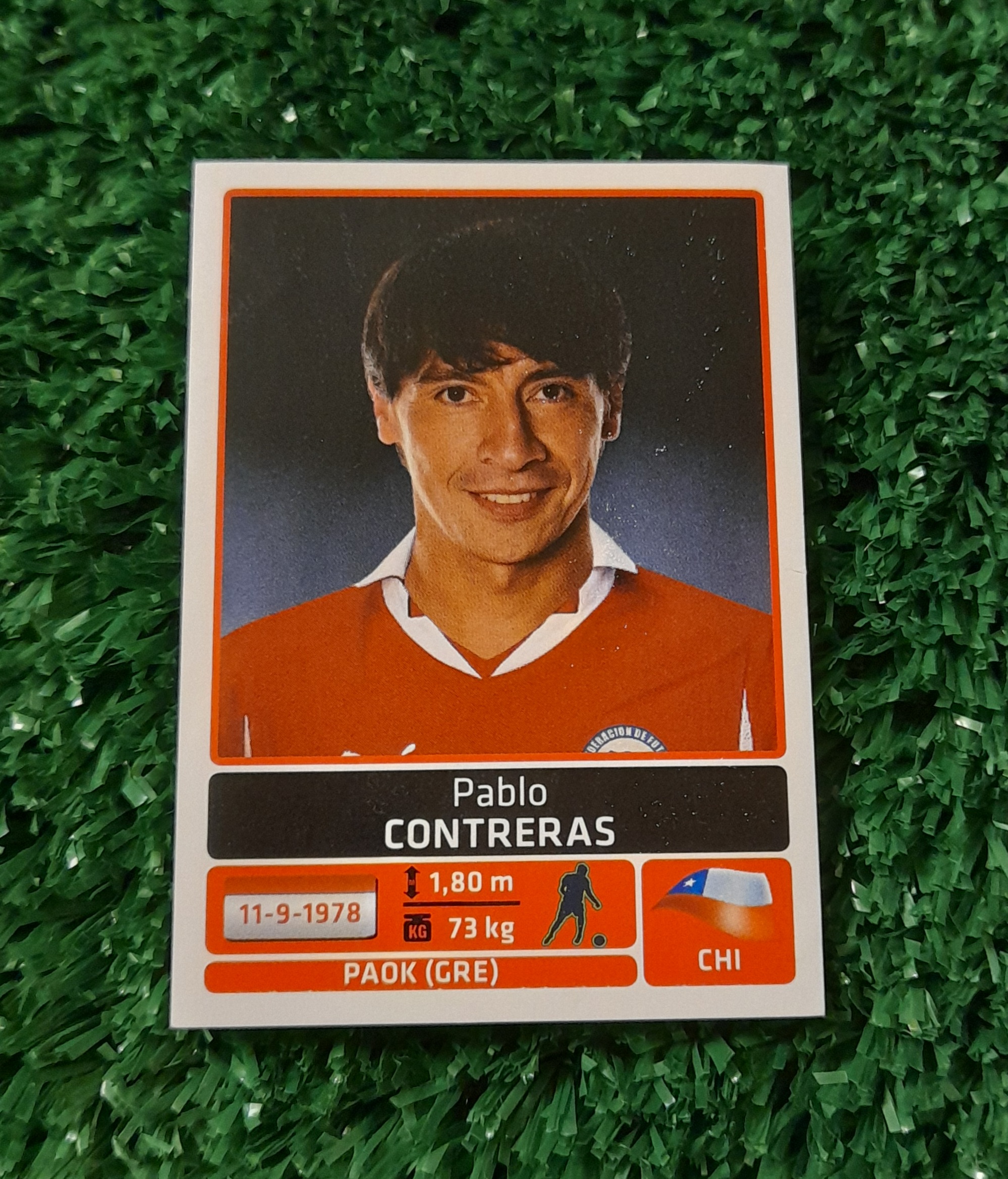Lamina Pablo Contreras Chile Copa America 2011 Panini #234