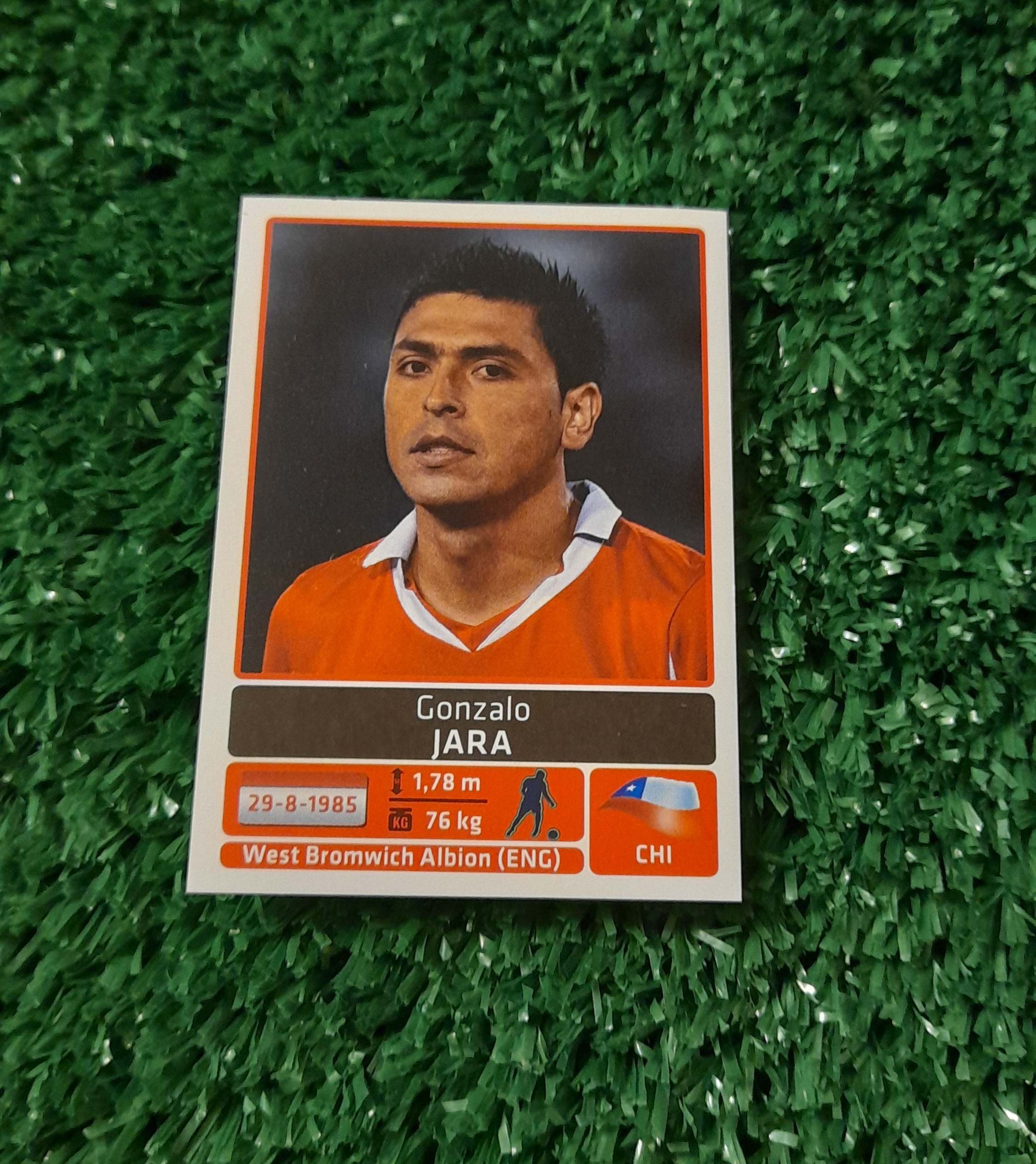 Lamina Gonzalo Jara Chile Copa America 2011 Panini #232