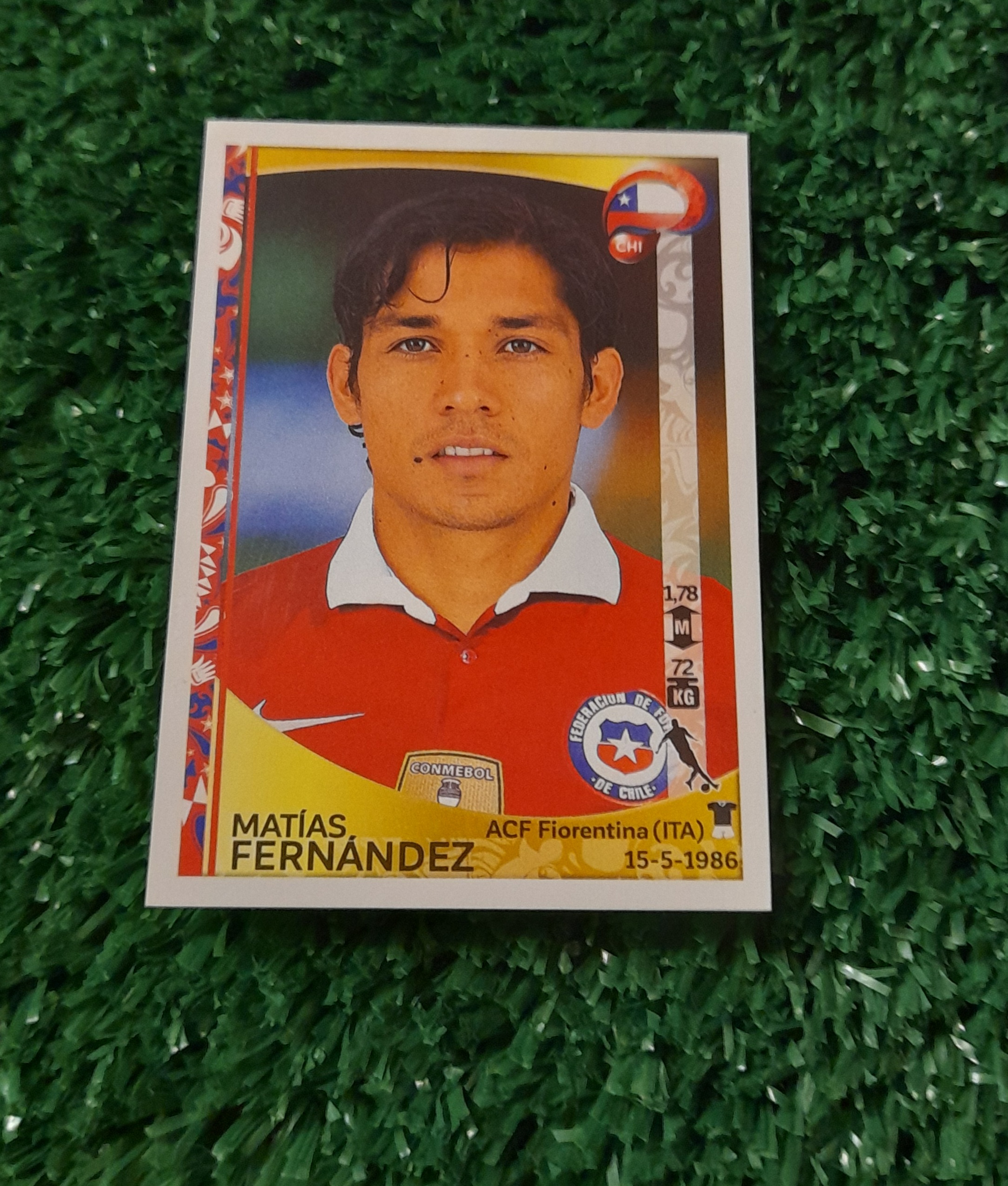 Lamina Matias Fernandez Chile Copa America 2016 Panini #342