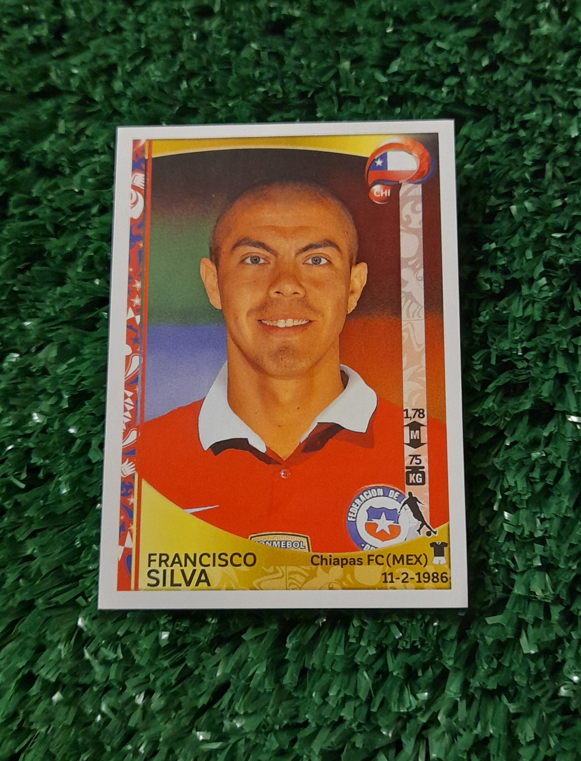 Lamina Francisco Silva Chile Copa America 2016 Panini #340