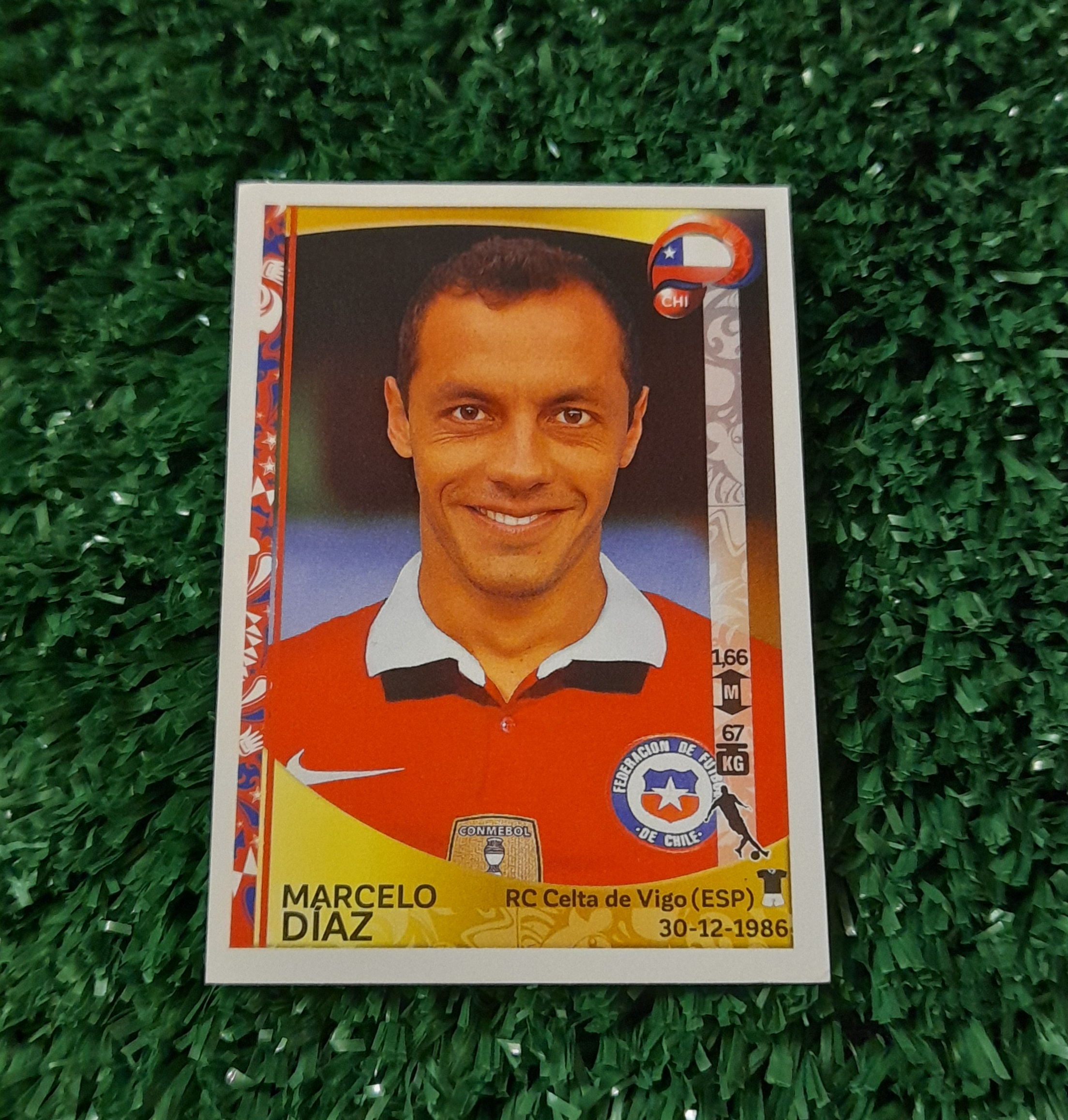 Lamina Marcelo Diaz Chile Copa America 2016 Panini #338
