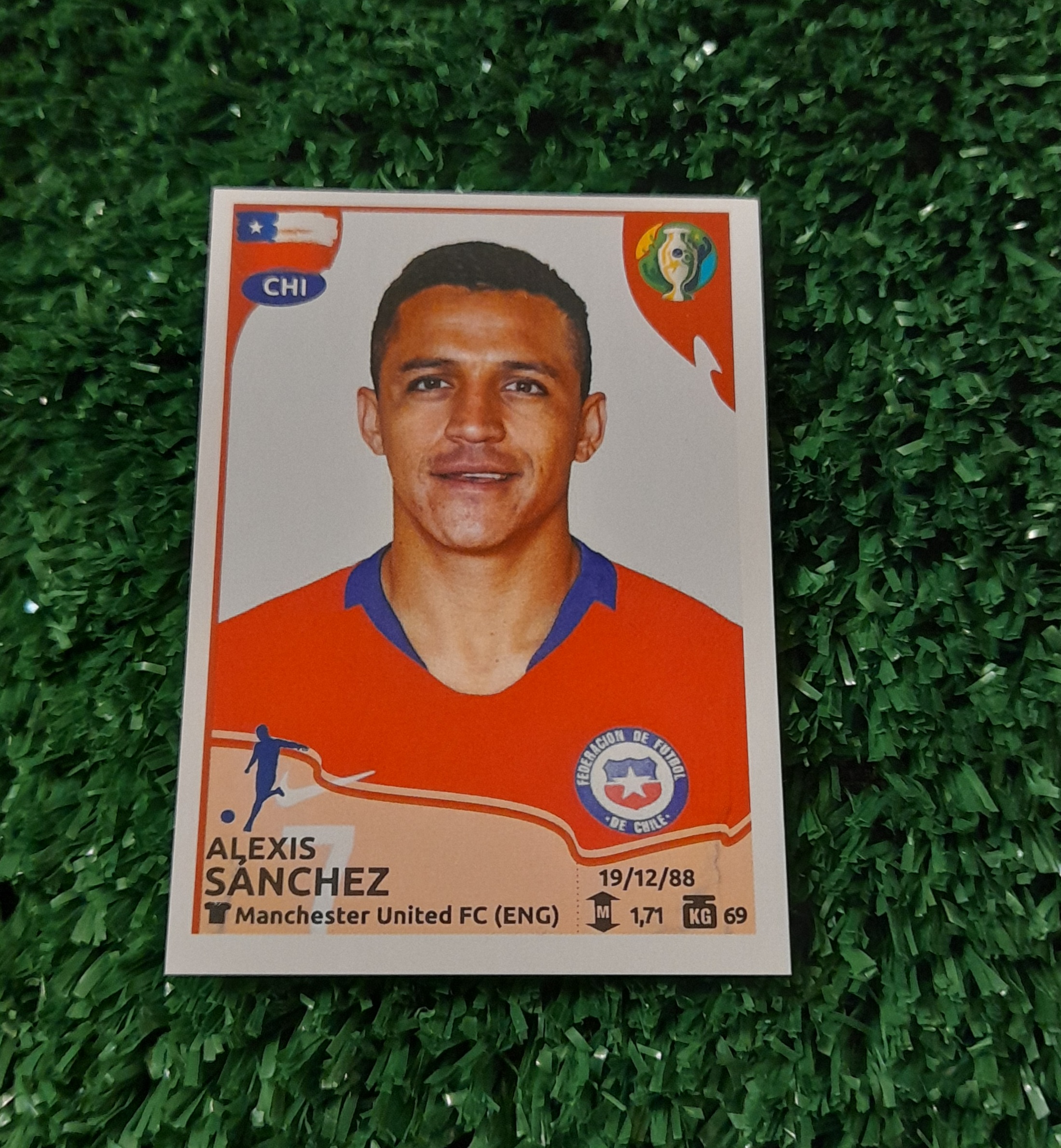 Lamina Alexis Sanchez Chile Copa America 2019 Panini #325