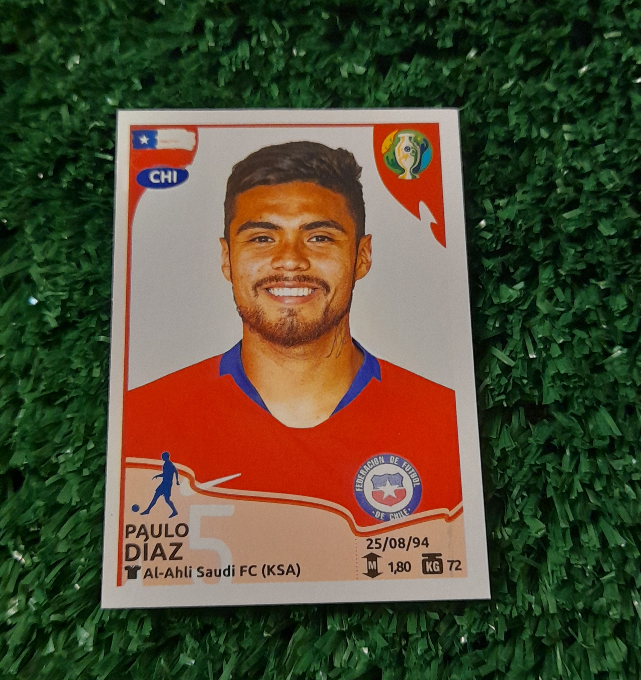 Lamina Paulo Diaz Chile Copa America 2019 Panini #314